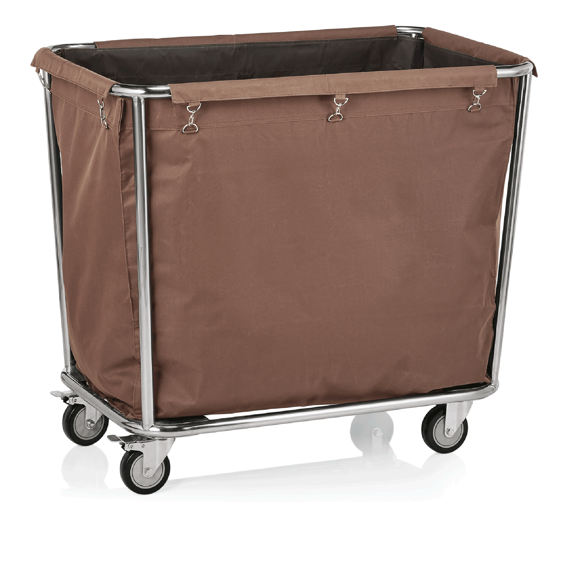 WAS Germany Ersatzwäschesack (Für Wäschewagen, MH103472), Nylon, Braun, 80x45x60cm (4421100)