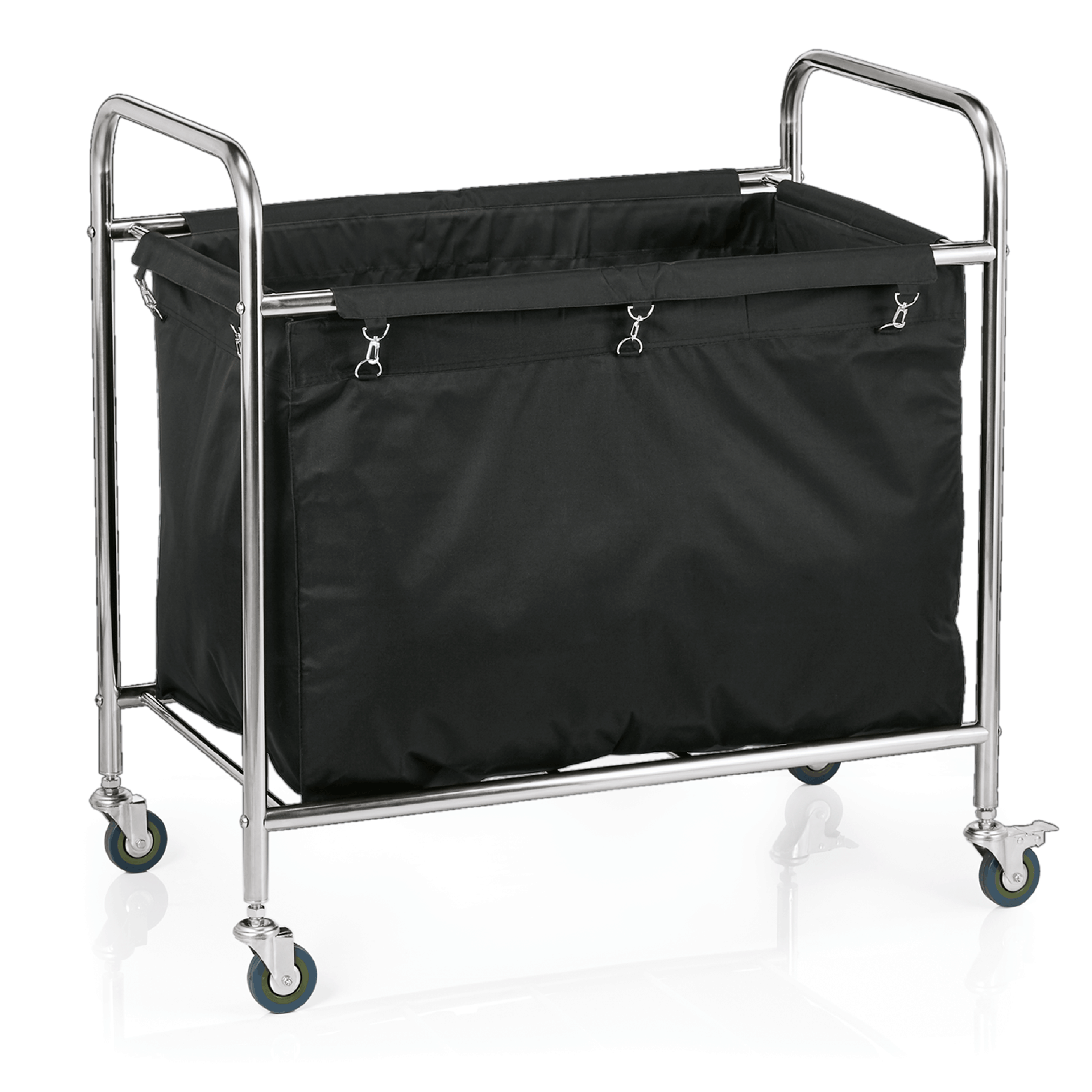 WAS Germany Wäschesack (Für Wäschewagen, MH103524), Nylon, Schwarz, 80x50x50cm (4421214)