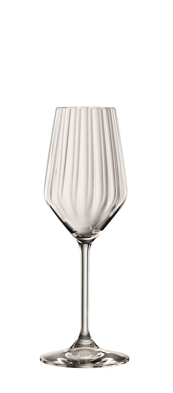 Spiegelau 12x Champagnerglas (Mit Eichstrich: 0,1L), Glas, Serie: LifeStyle, Inhalt: 310ml (4458129)