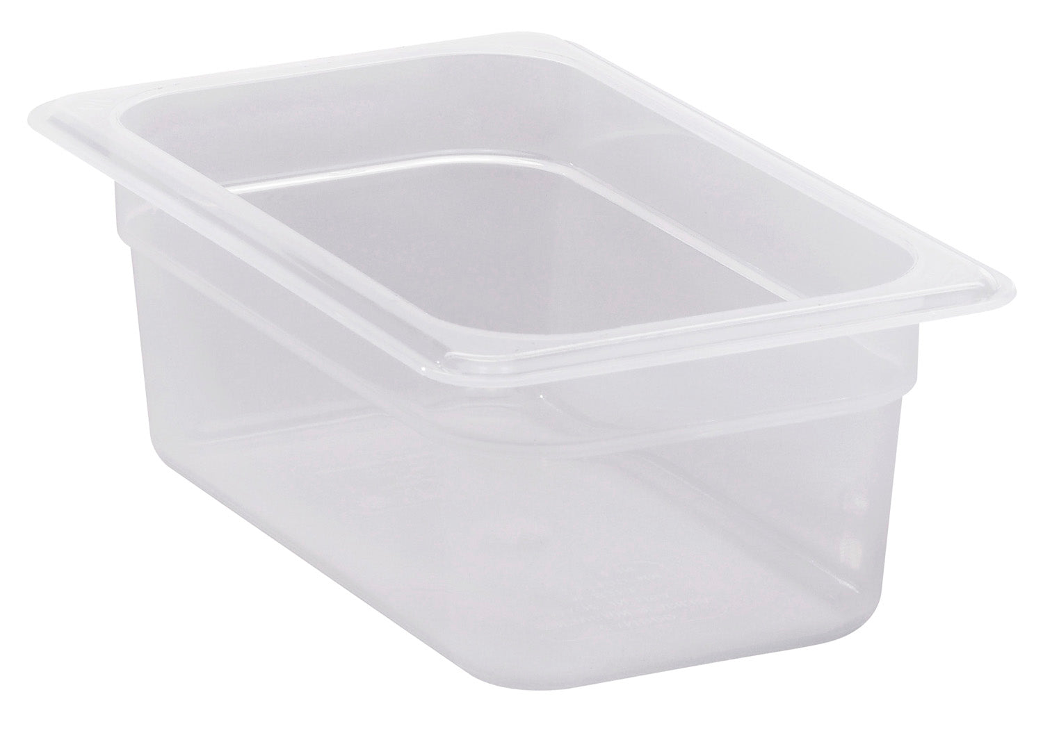 Cambro Lichtdurchlässige Polypropylen Gastronorm GN-Behälter GN1/4-100, 6 Stück im Karton - 44PP190