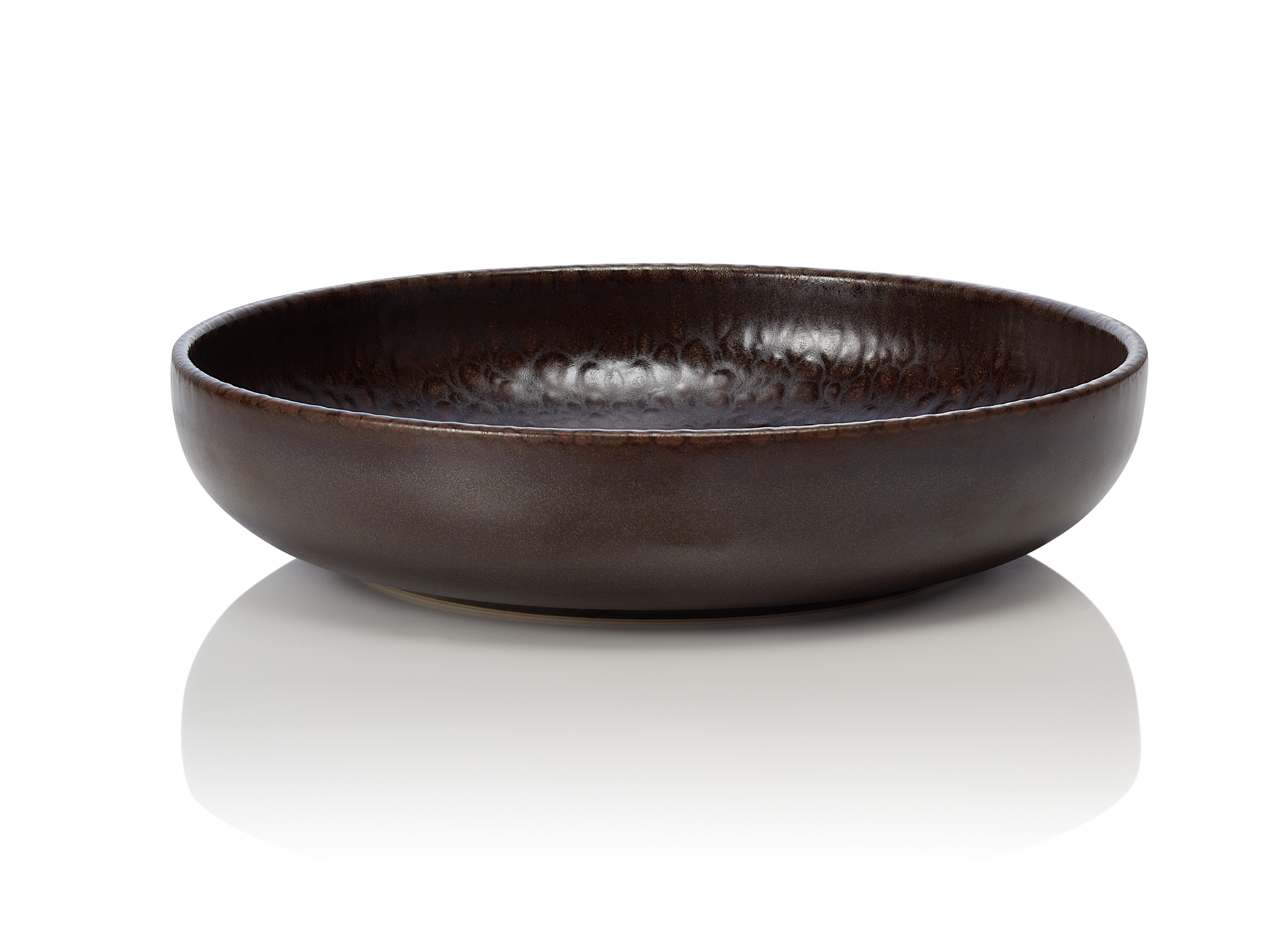 WAS Germany 6x Schale Set ROCKZZERO, Steinzeug, Metallic Brown, tief, Durchmesser:22cm, Inhalt:0,8L (452003022)
