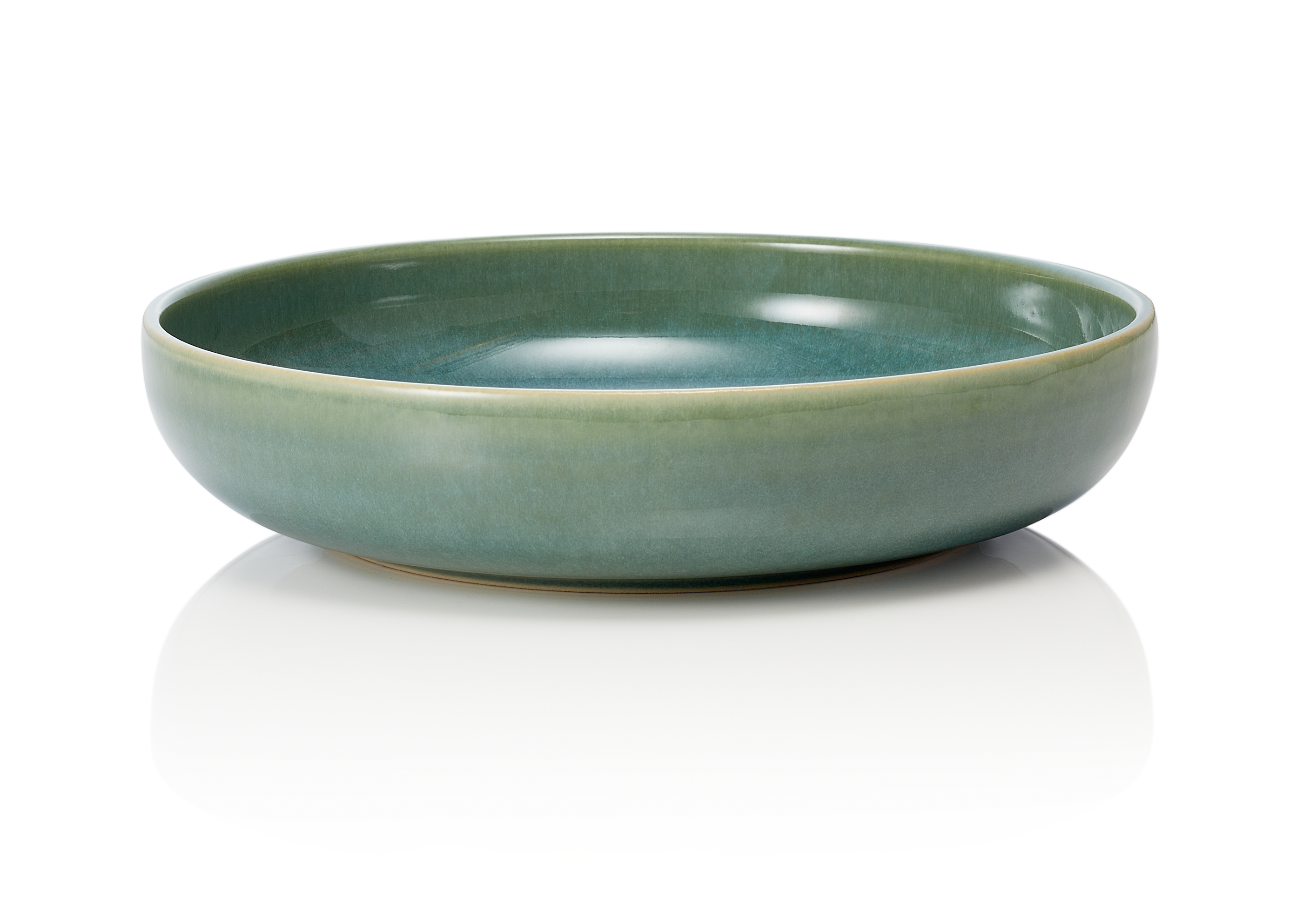 WAS Germany 6x Schale Set ROCKZZERO, Steinzeug, Myrtle Green, tief, Durchmesser:22cm, Inhalt:0,8L (452303022)