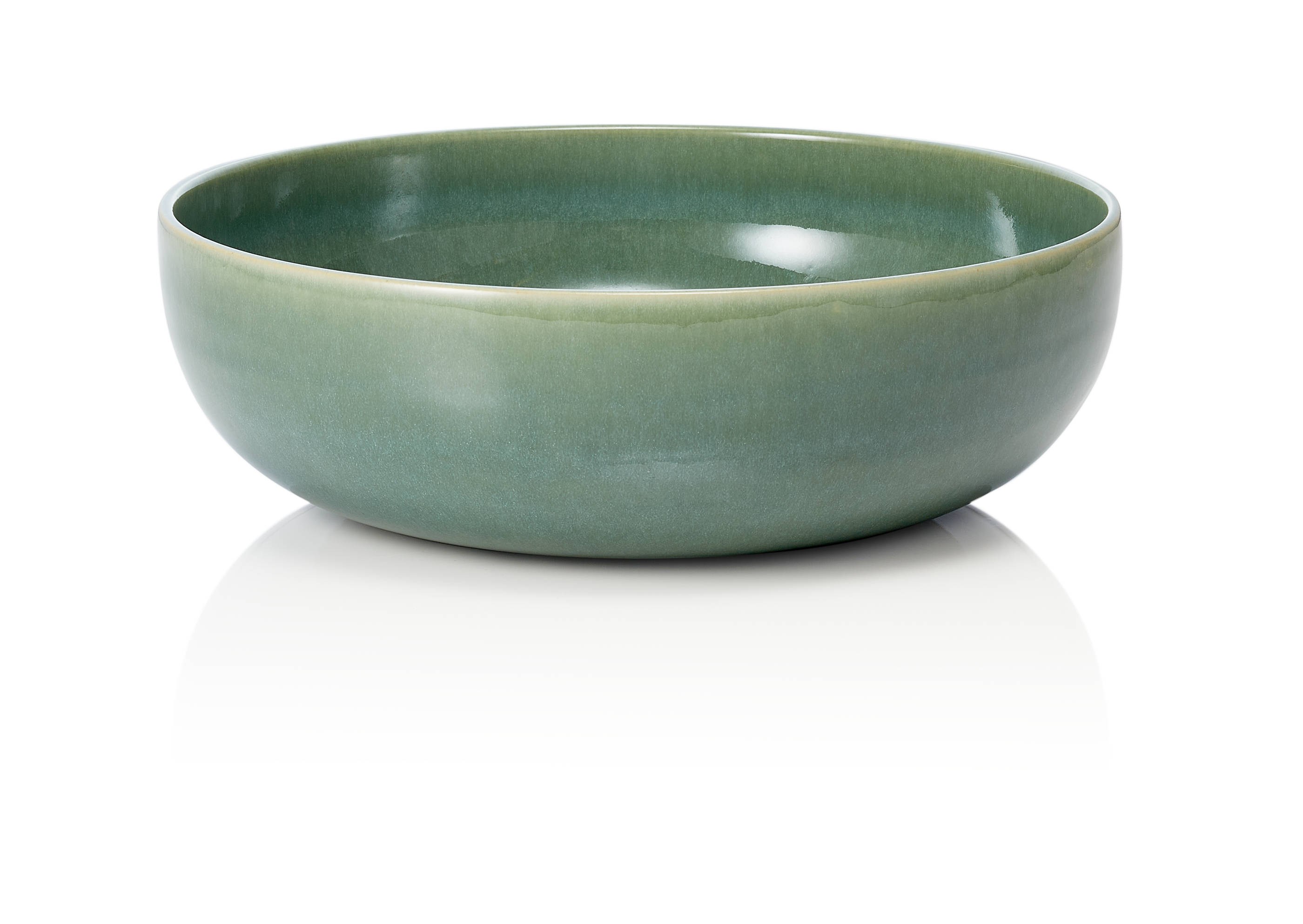 WAS Germany Schale ROCKZZERO, Steinzeug, Myrtle Green, Durchmesser:26cm, Inhalt:2L (452303026)