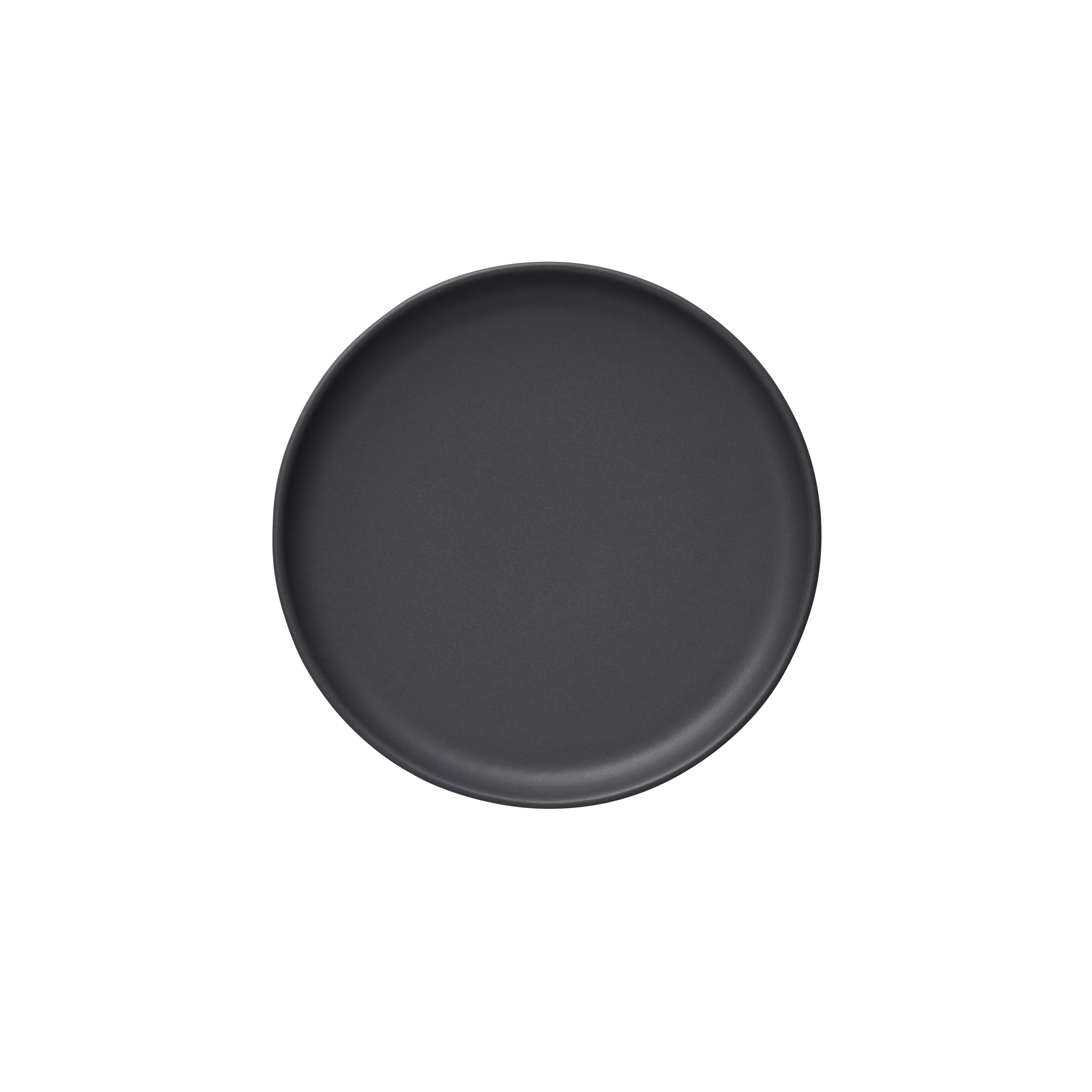 WAS Germany 6x Teller Set ROCKZZERO, Steinzeug, Midnight, flach, Durchmesser:17,5cm (452501017)