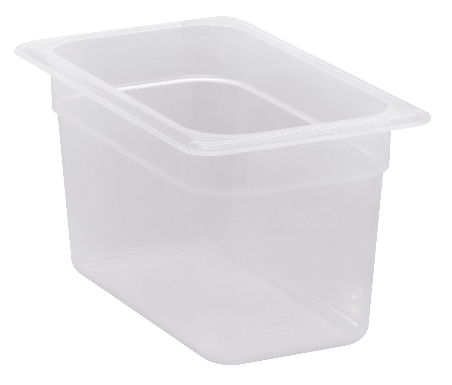 Cambro Lichtdurchlässige Polypropylen Gastronorm GN-Behälter GN1/4-150, 6 Stück im Karton - 46PP190