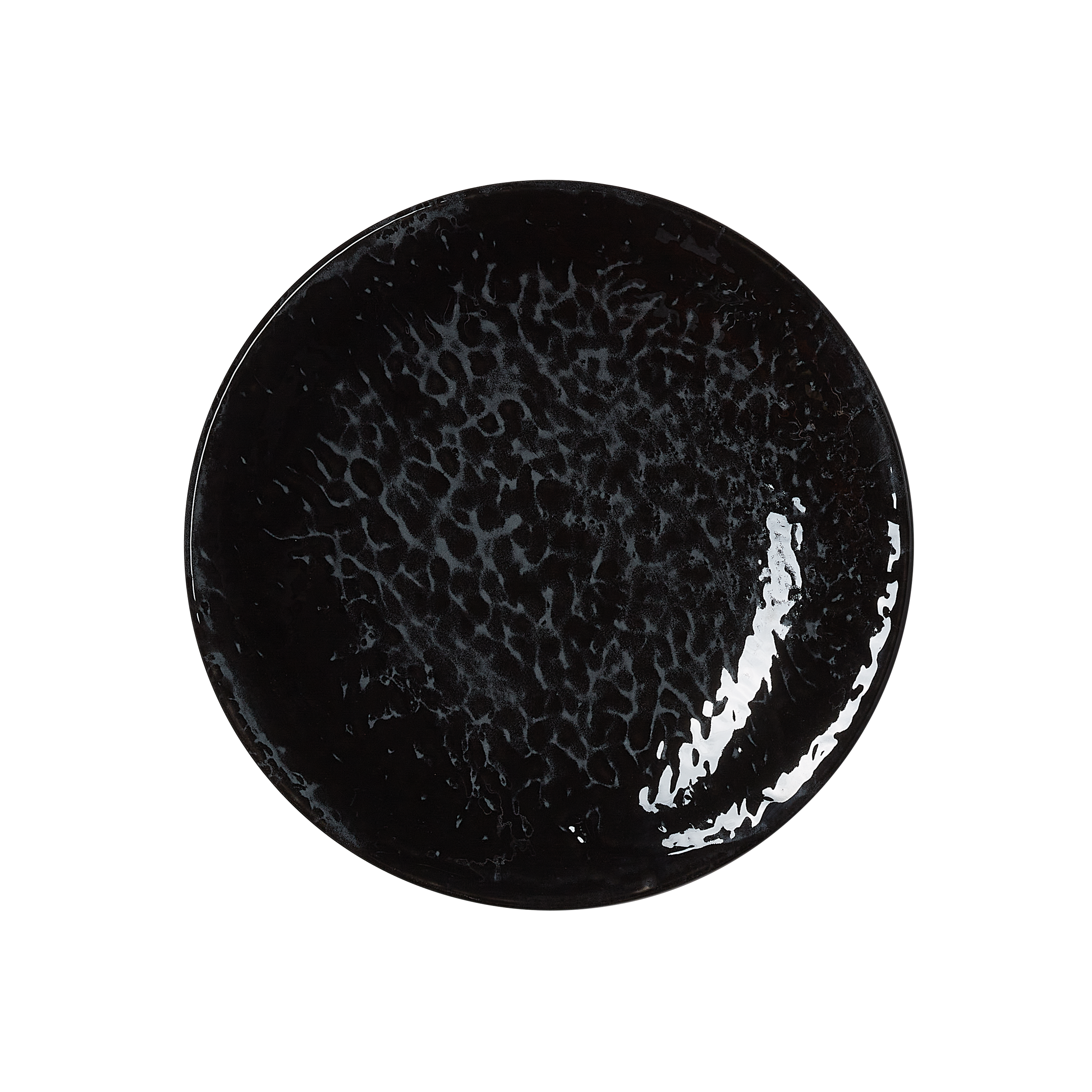 WAS Germany 6x Teller (Flache Ausführung), Porzellan, Schwarz, Serie: VIDA NIGHT, Durchmesser: 19cm (4880119)