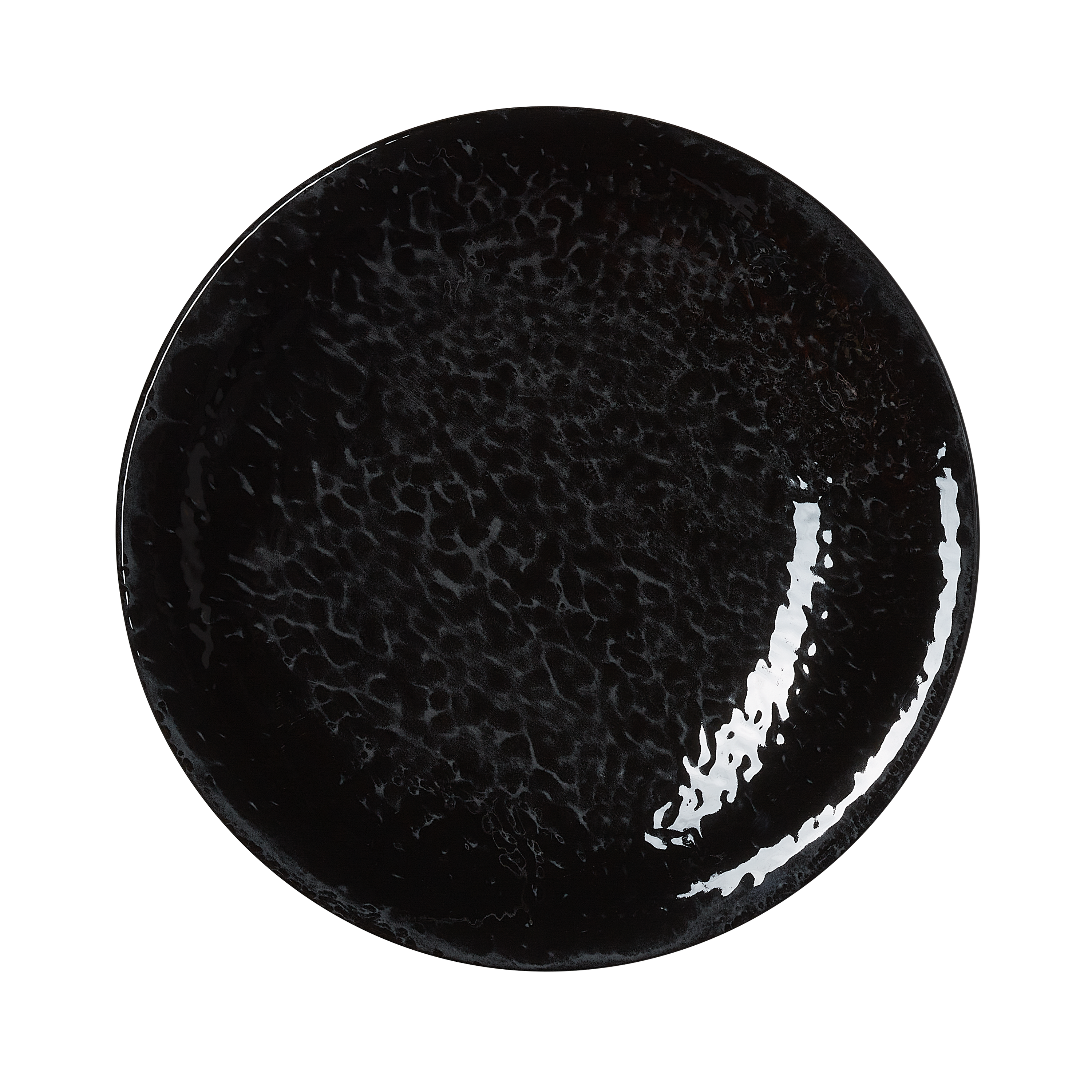 WAS Germany 6x Teller (Flache Ausführung), Porzellan, Schwarz, Serie: VIDA NIGHT, Durchmesser: 23cm (4880123)