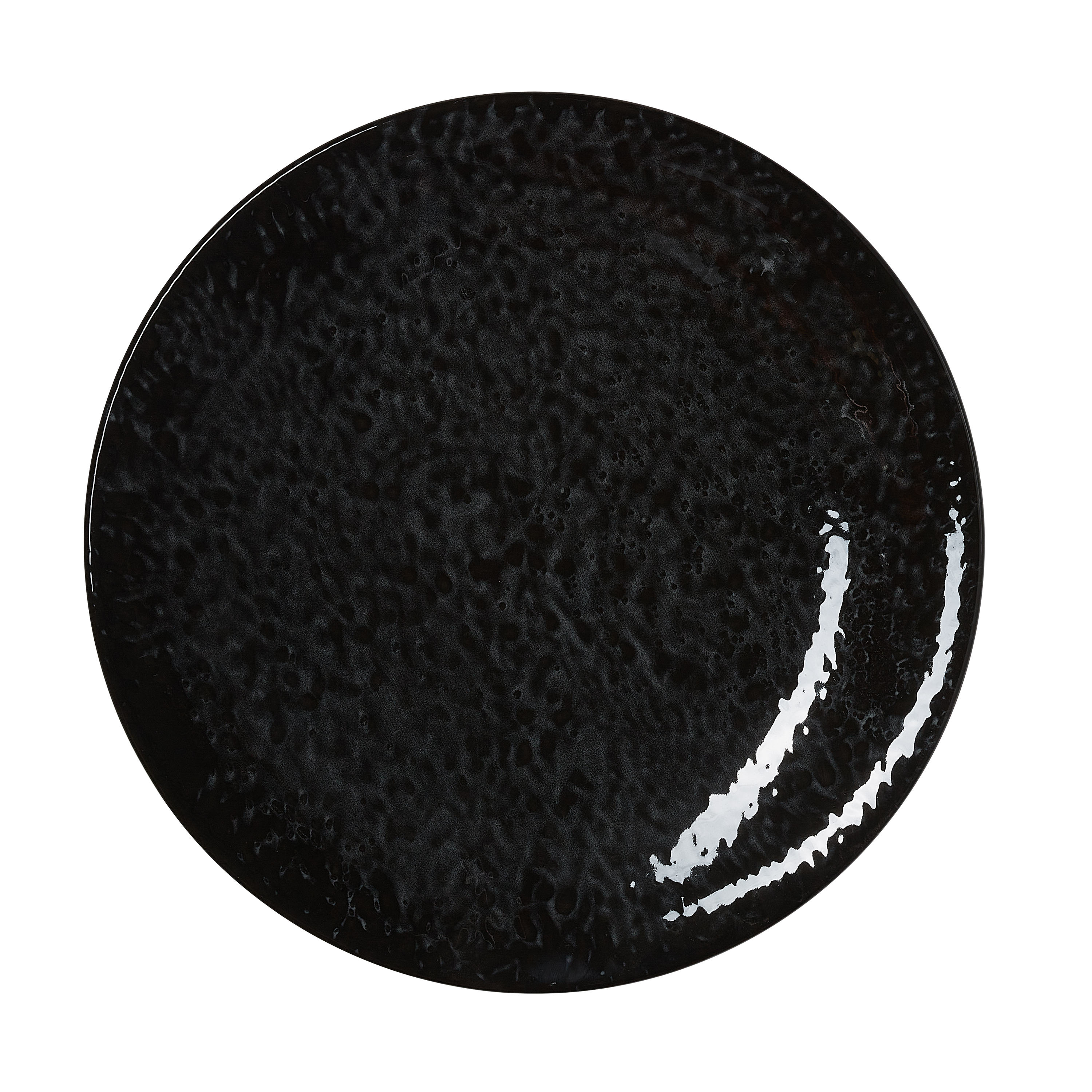 WAS Germany 6x Teller (Flache Ausführung), Porzellan, Schwarz, Serie: VIDA NIGHT, Durchmesser: 27cm (4880127)