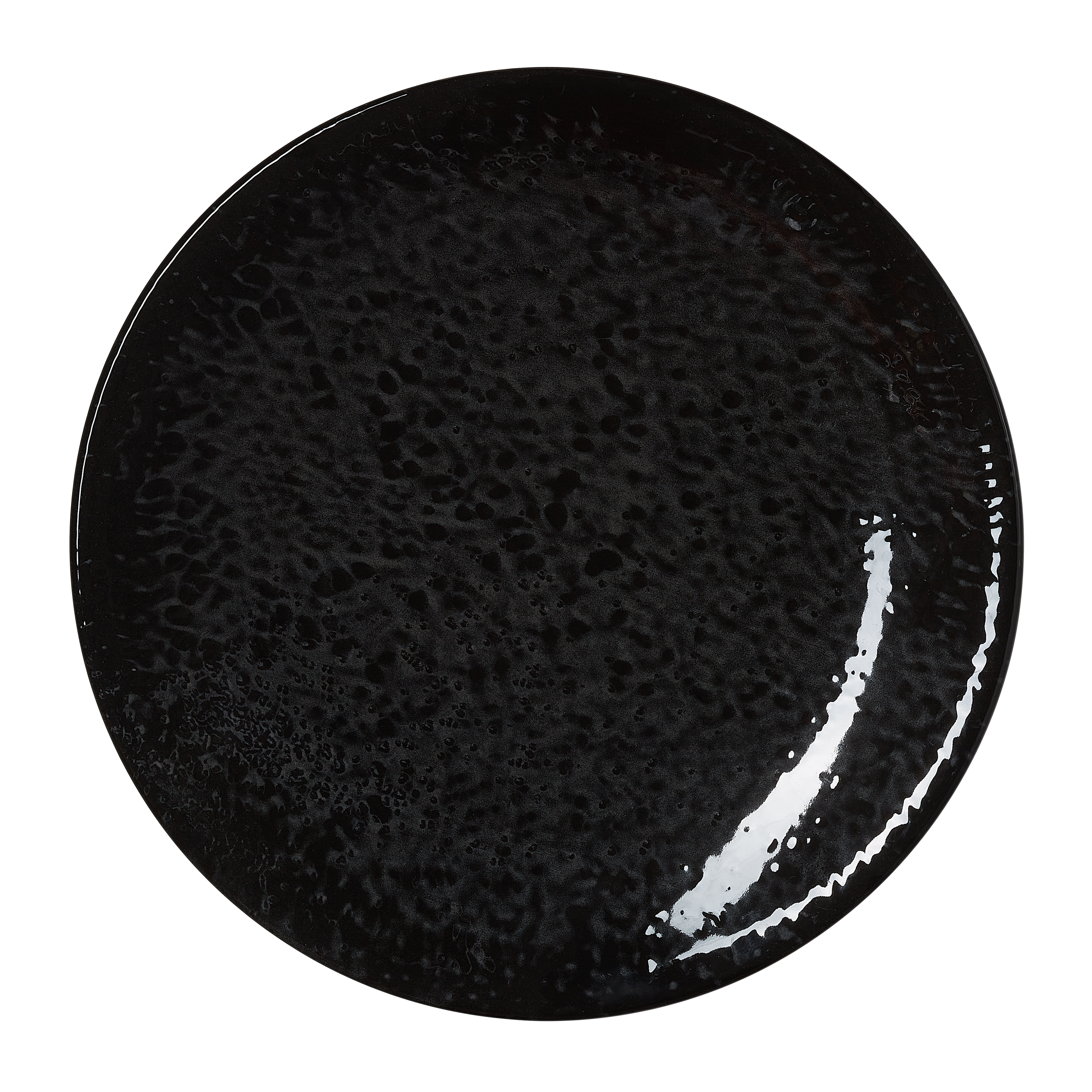 WAS Germany 6x Teller (Flache Ausführung), Porzellan, Schwarz, Serie: VIDA NIGHT, Durchmesser: 30cm (4880130)