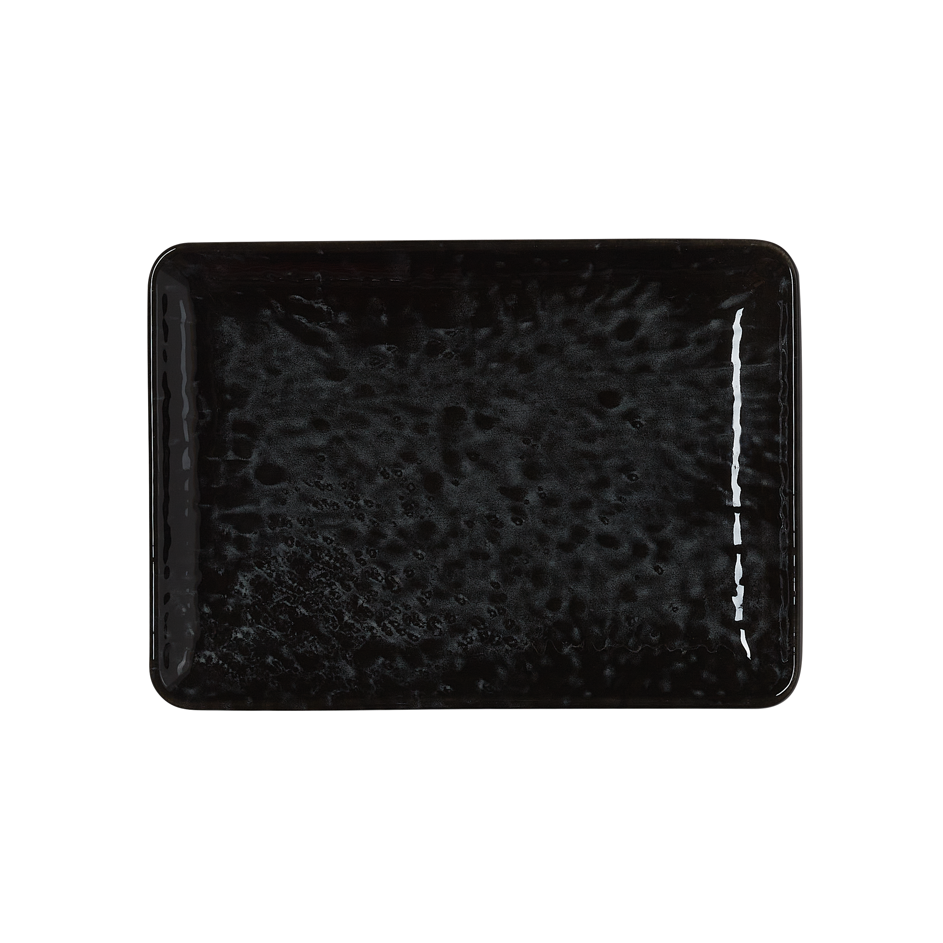 WAS Germany 6x Teller (Flache Ausführung), Porzellan, Schwarz, Serie: VIDA NIGHT, 18x13x2cm (4880218)