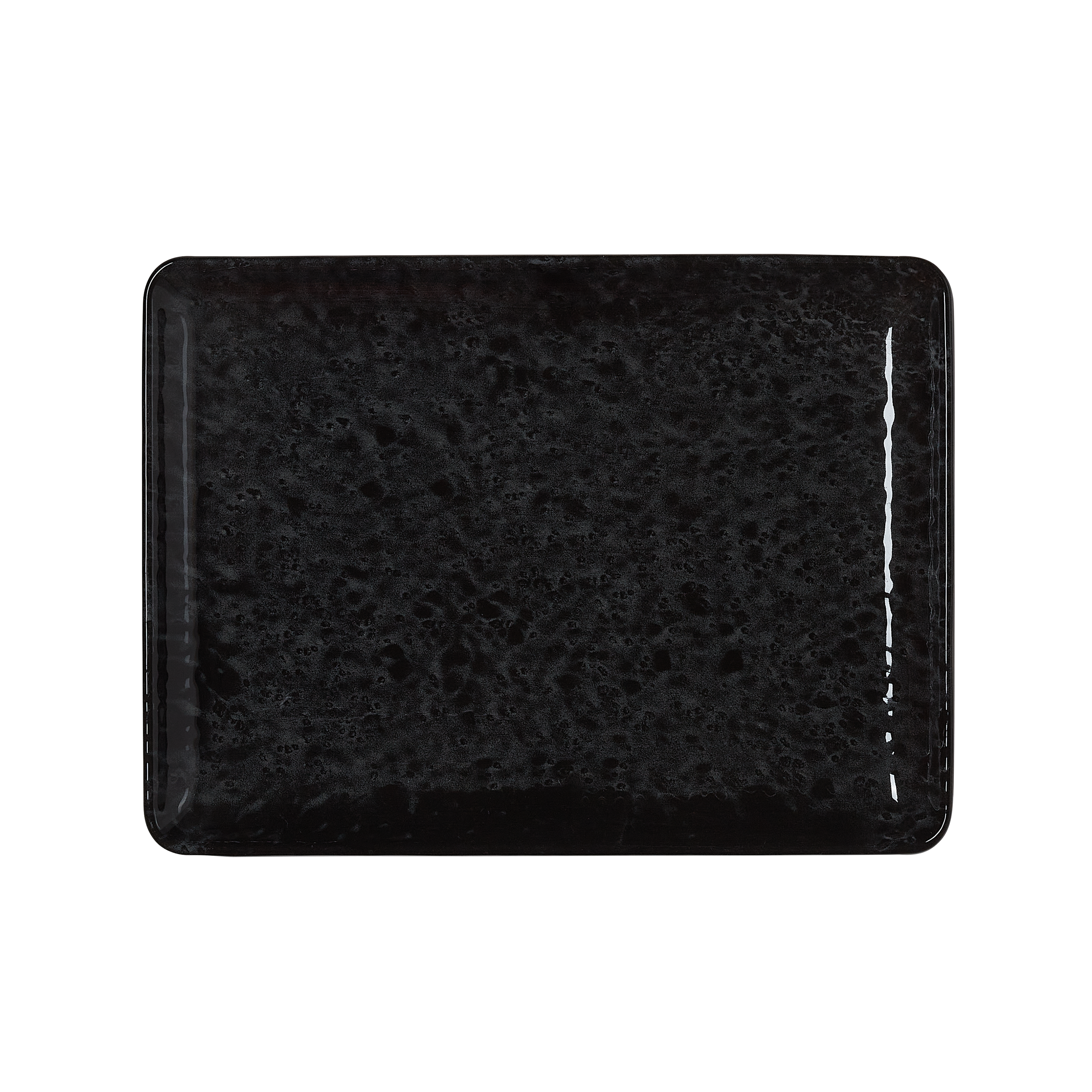 WAS Germany 6x Teller (Flache Ausführung), Porzellan, Schwarz, Serie: VIDA NIGHT, 23x17x2cm (4880223)