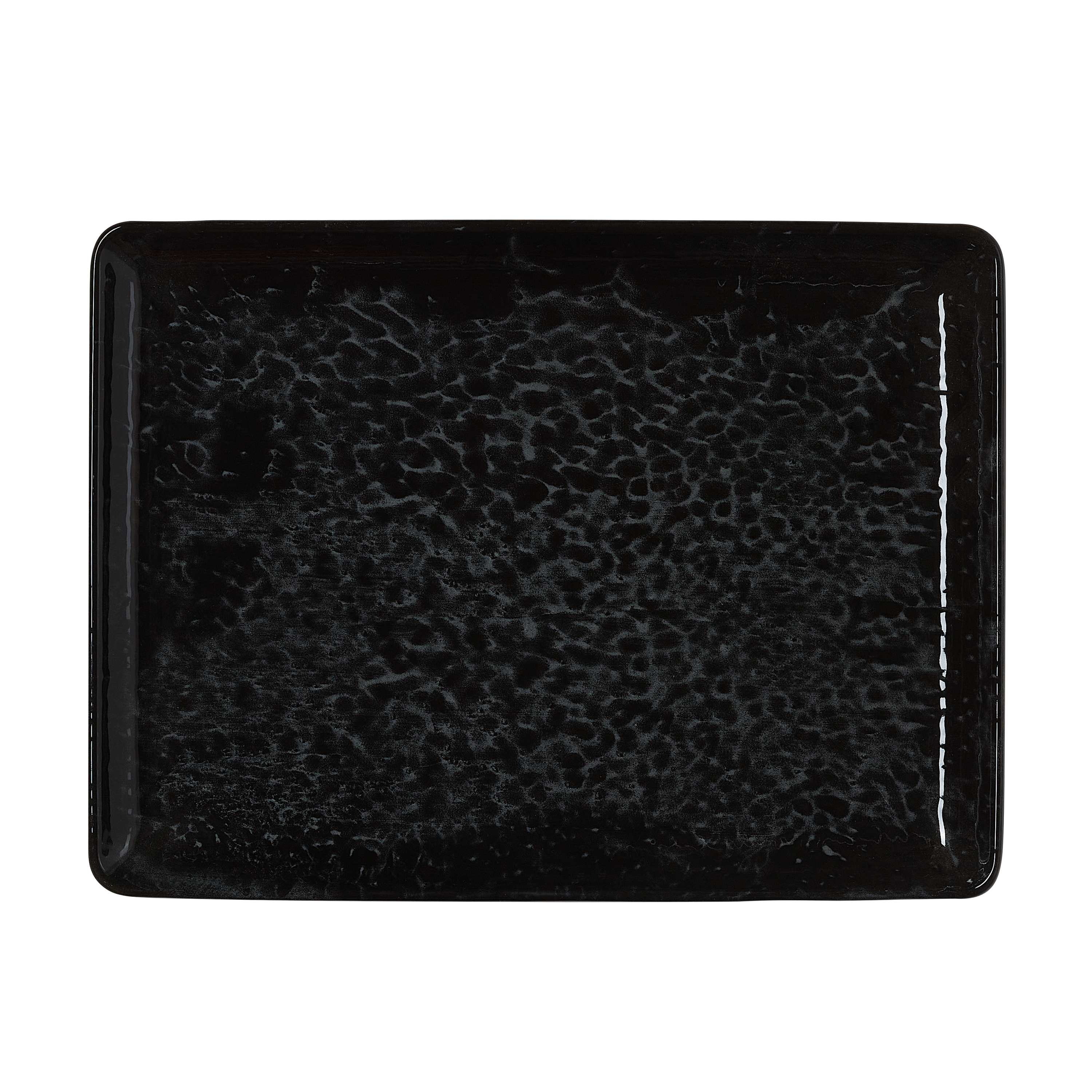 WAS Germany 6x Teller (Flache Ausführung), Porzellan, Schwarz, Serie: VIDA NIGHT, 27x20x2,5cm (4880227)