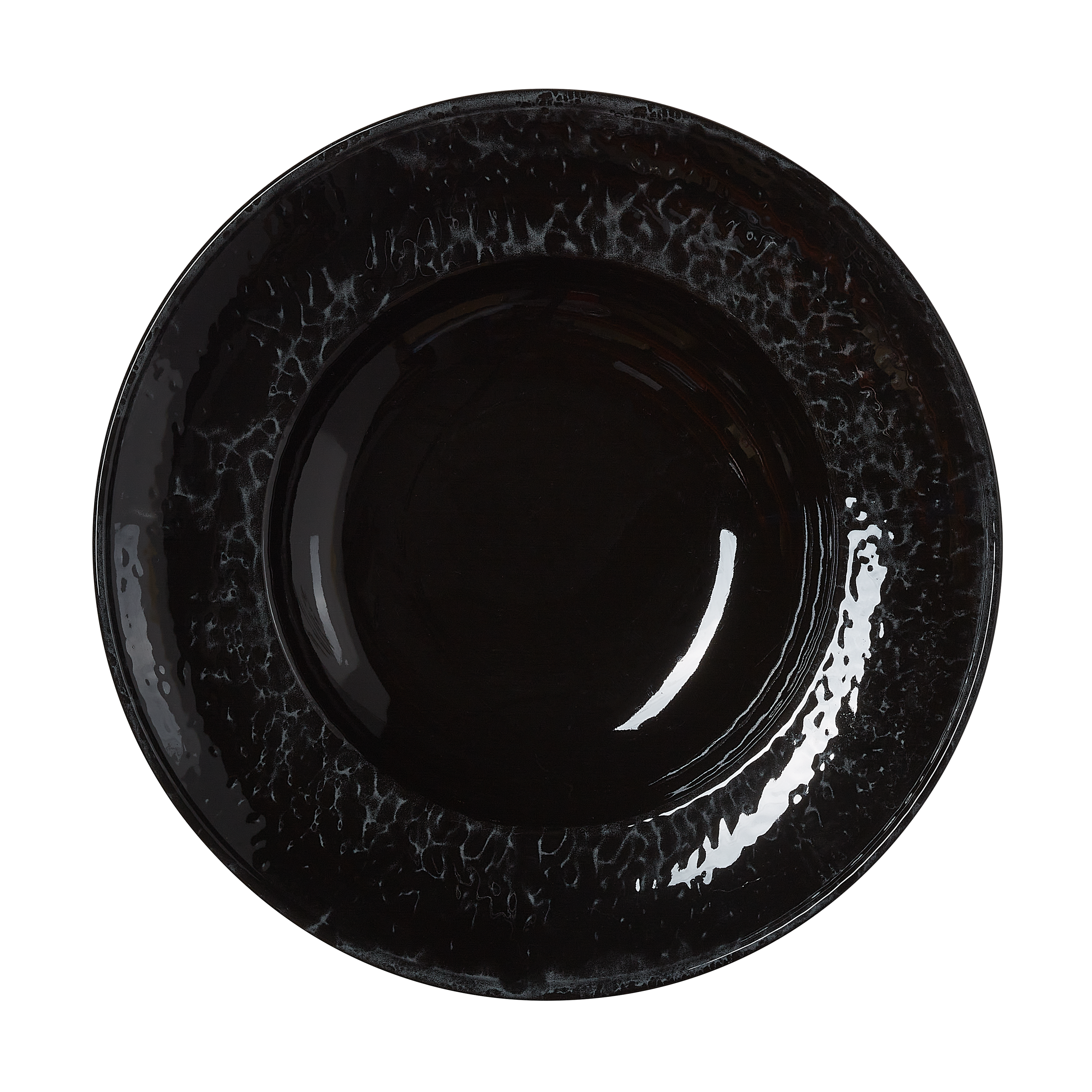 WAS Germany 6x Pastateller (Tiefe Ausführung), Porzellan, Schwarz, Serie: VIDA BIGHT, Durchmesser: 27,5cm (4880425)