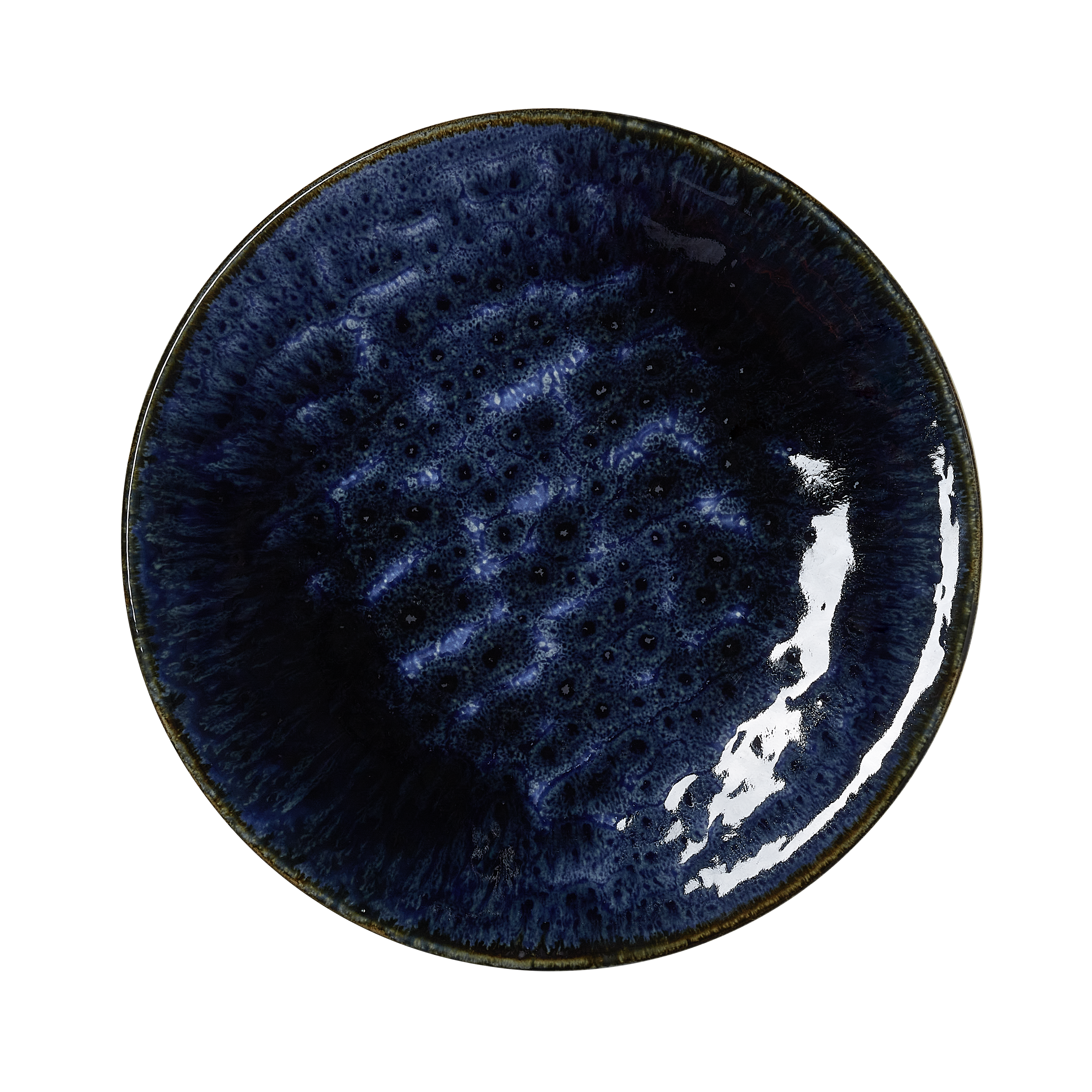 WAS Germany 6x Teller Set VIDA DARK OCEAN, flach, Ø 27 cm, dark ocean, Porzellan (4881127)