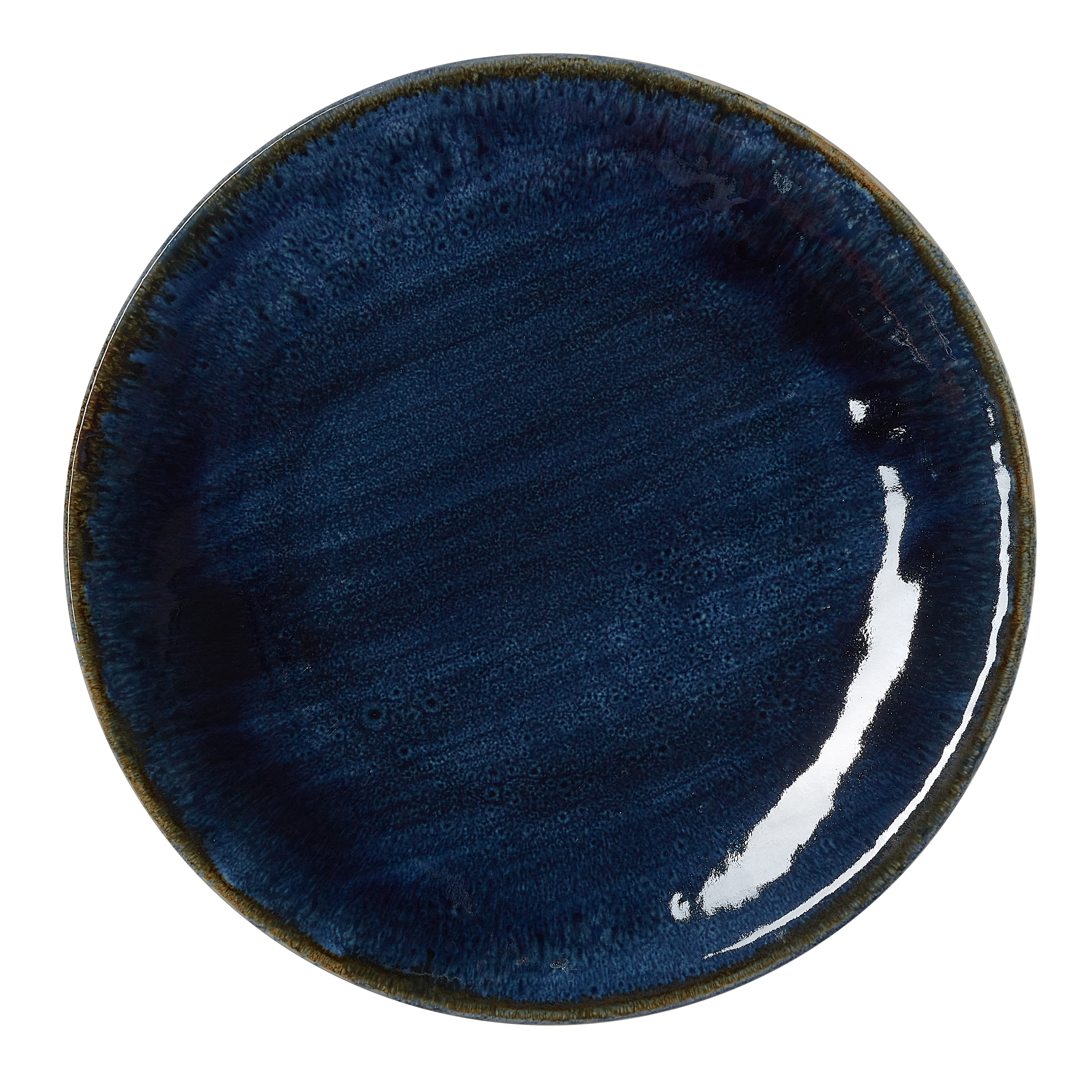 WAS Germany 6x Teller (Flache Ausführung), Porzellan, Dark Ocean, Serie: VIDA DARK OCEAN, Durchmesser: 30cm (4881130)