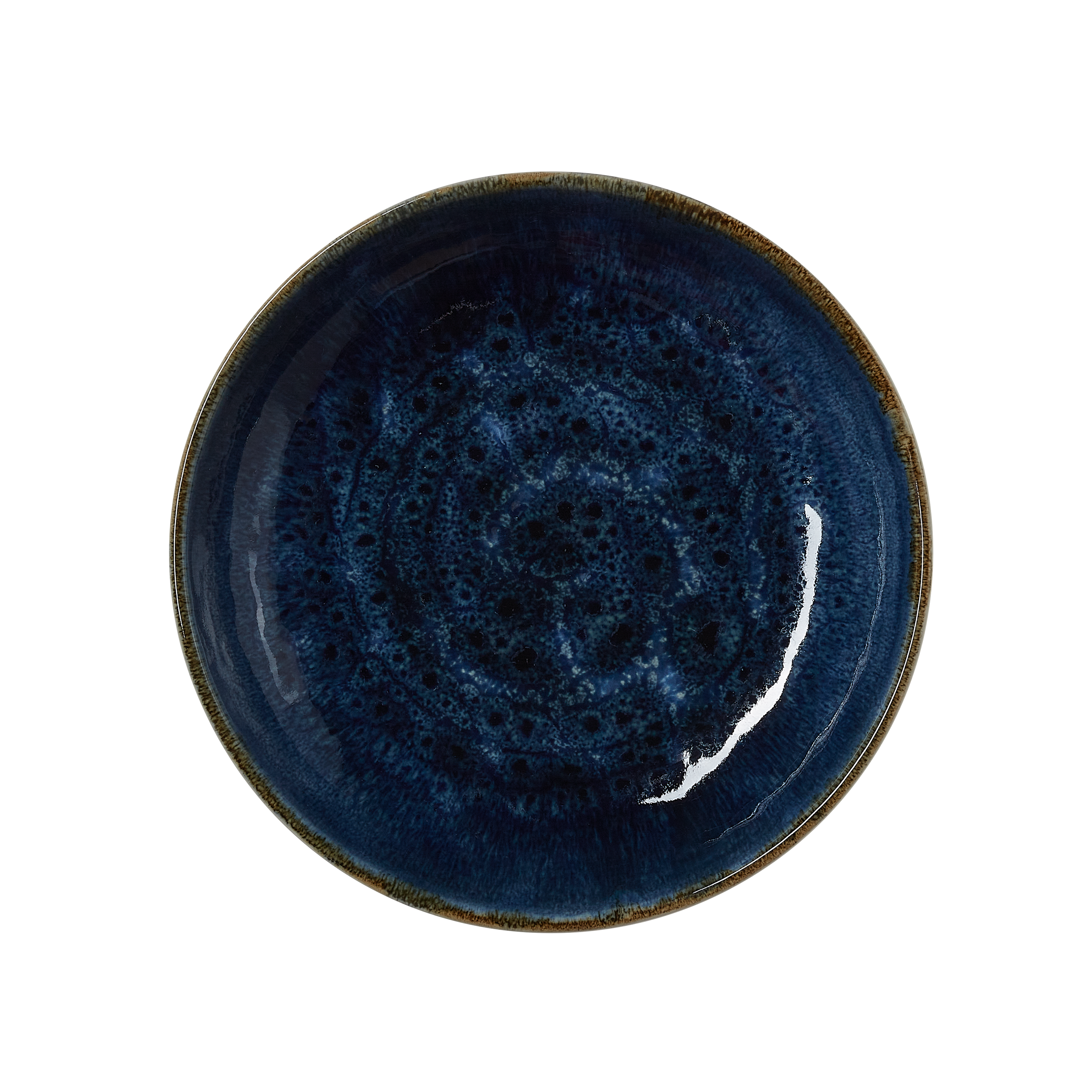 WAS Germany 6x Teller (Tiefe Ausführung), Porzellan, Dark Ocean, Serie: VIDA DARK OCEAN, Durchmesser: 21cm (4881321)