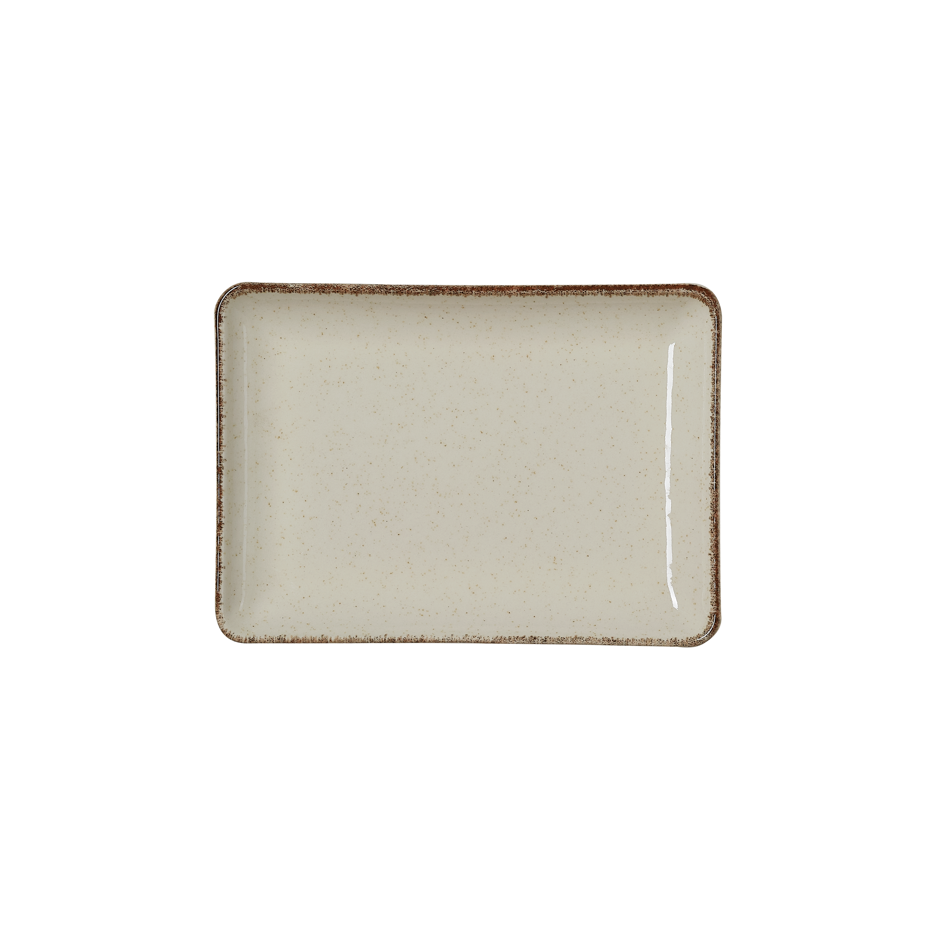WAS Germany 6x Teller (Flache Ausführung), Porzellan, Sand, Serie: SMILLA SAND, 18x13x2cm (4887218)