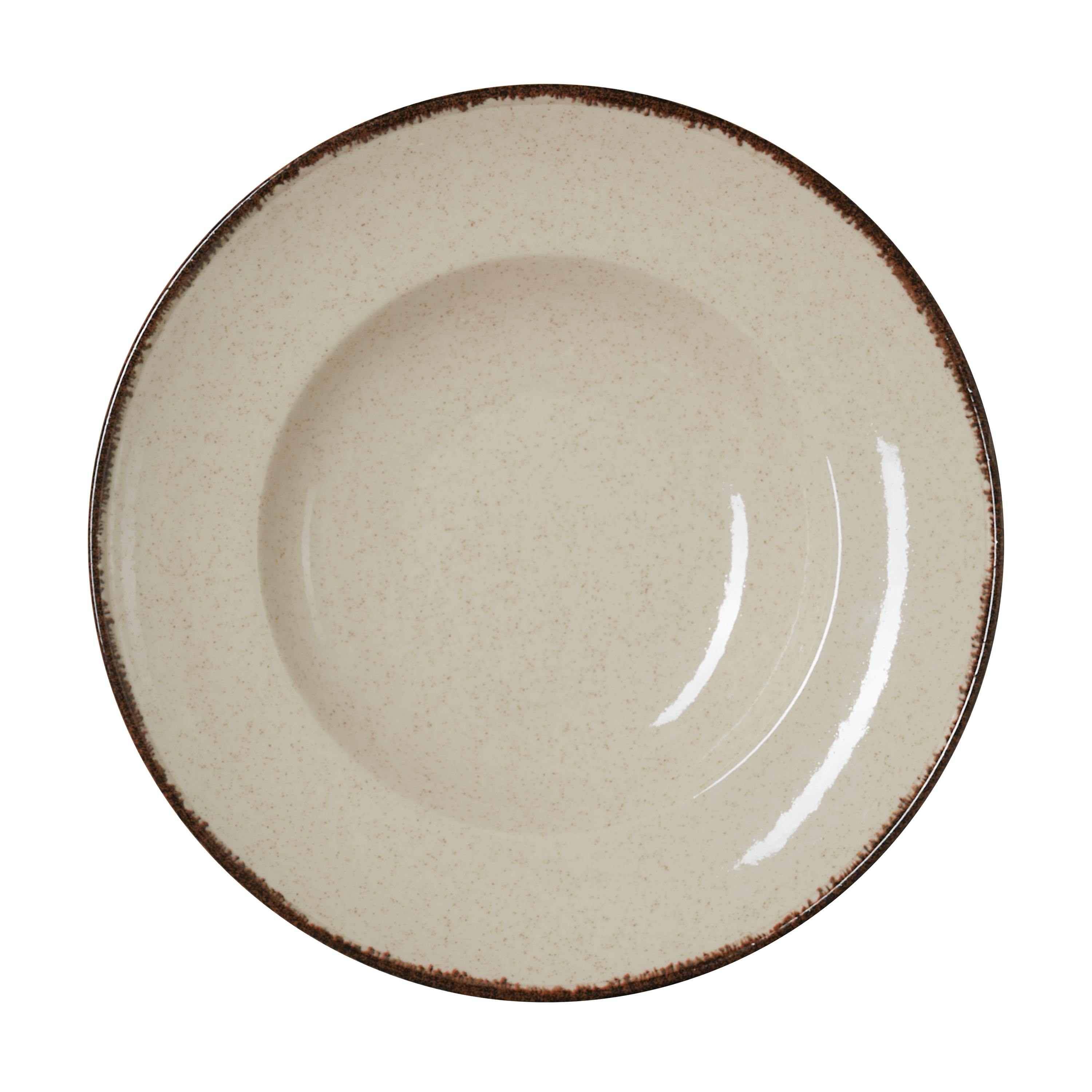 WAS Germany 6x Pastateller Set SMILLA SAND, tief, Ø 27,5 cm, sand, Porzellan (4887427)