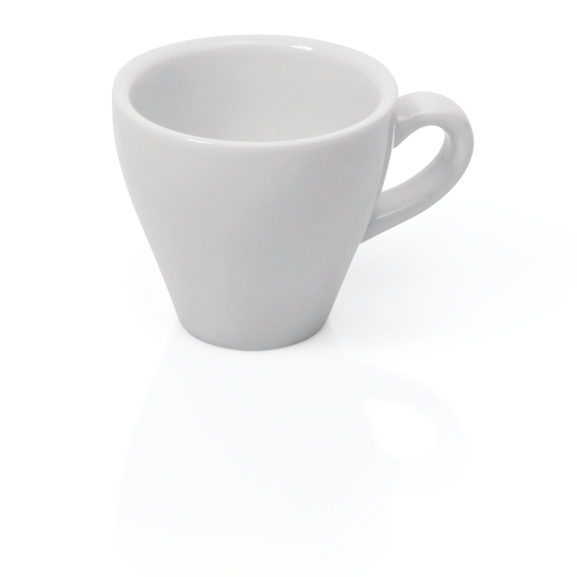 WAS Germany 6x Espresso Obertasse, Porzellan, Weiß, Serie: Italia, Inhalt: 90ml (4999009)