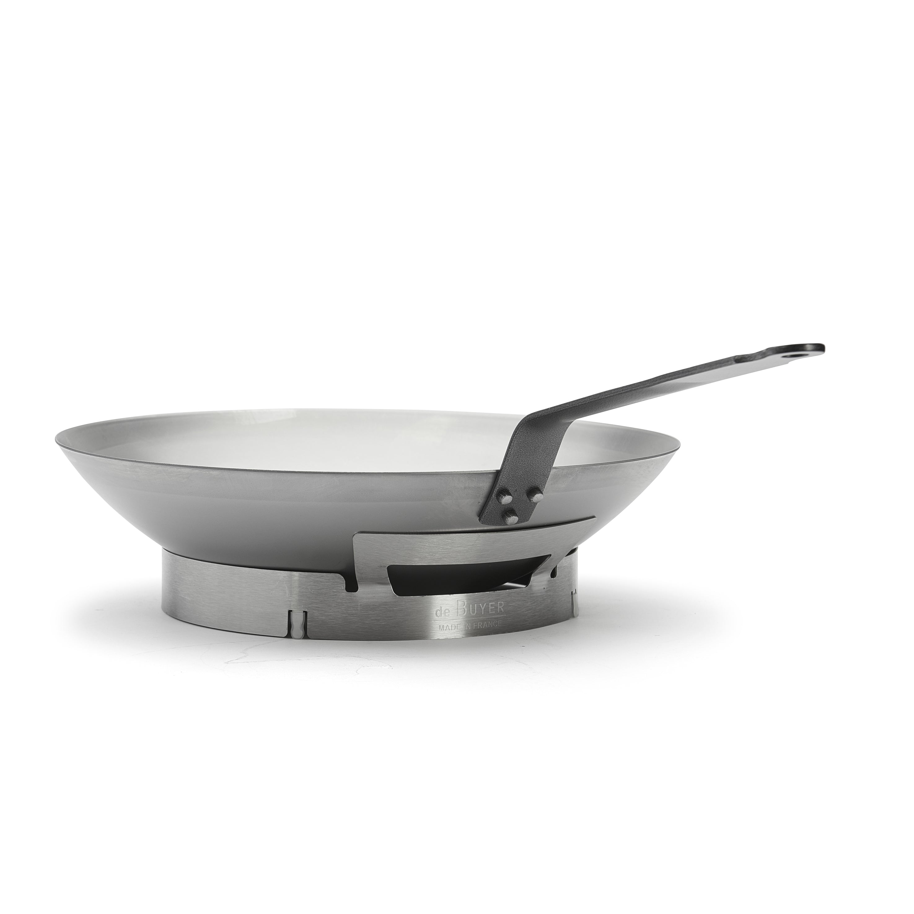 de Buyer 3x WOK GERUNDET Ø 35CM