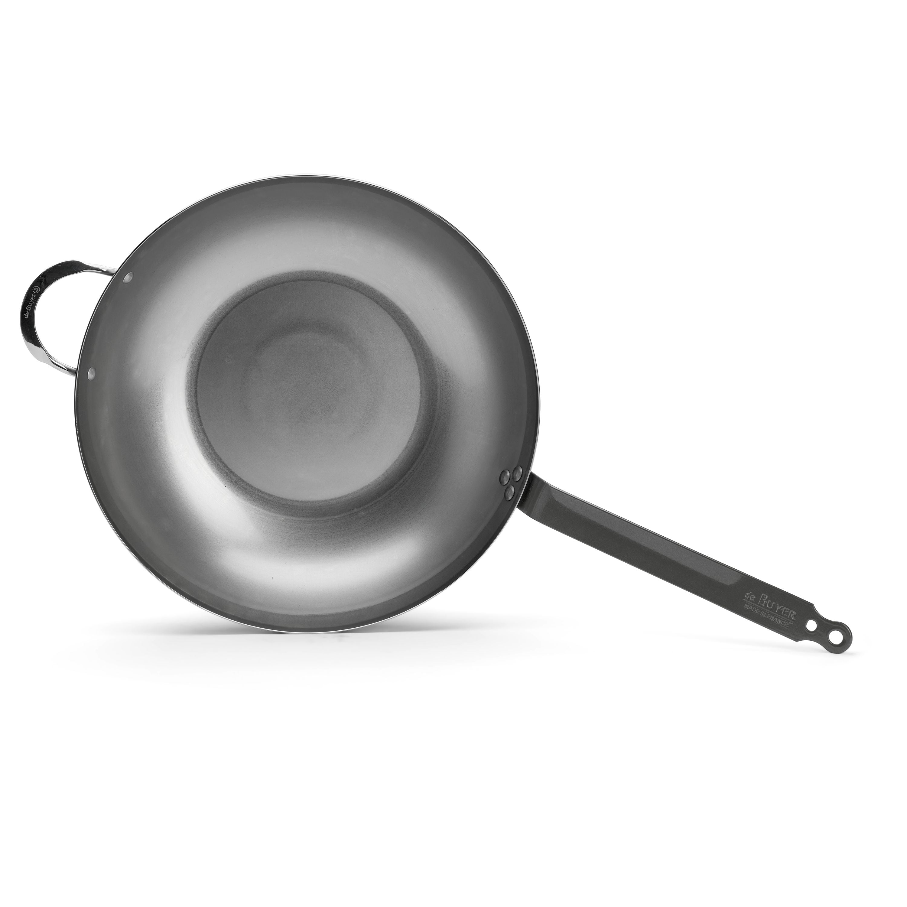 de Buyer ABGERUNDETER WOK GEGENGRIFF MINERAL B ø40