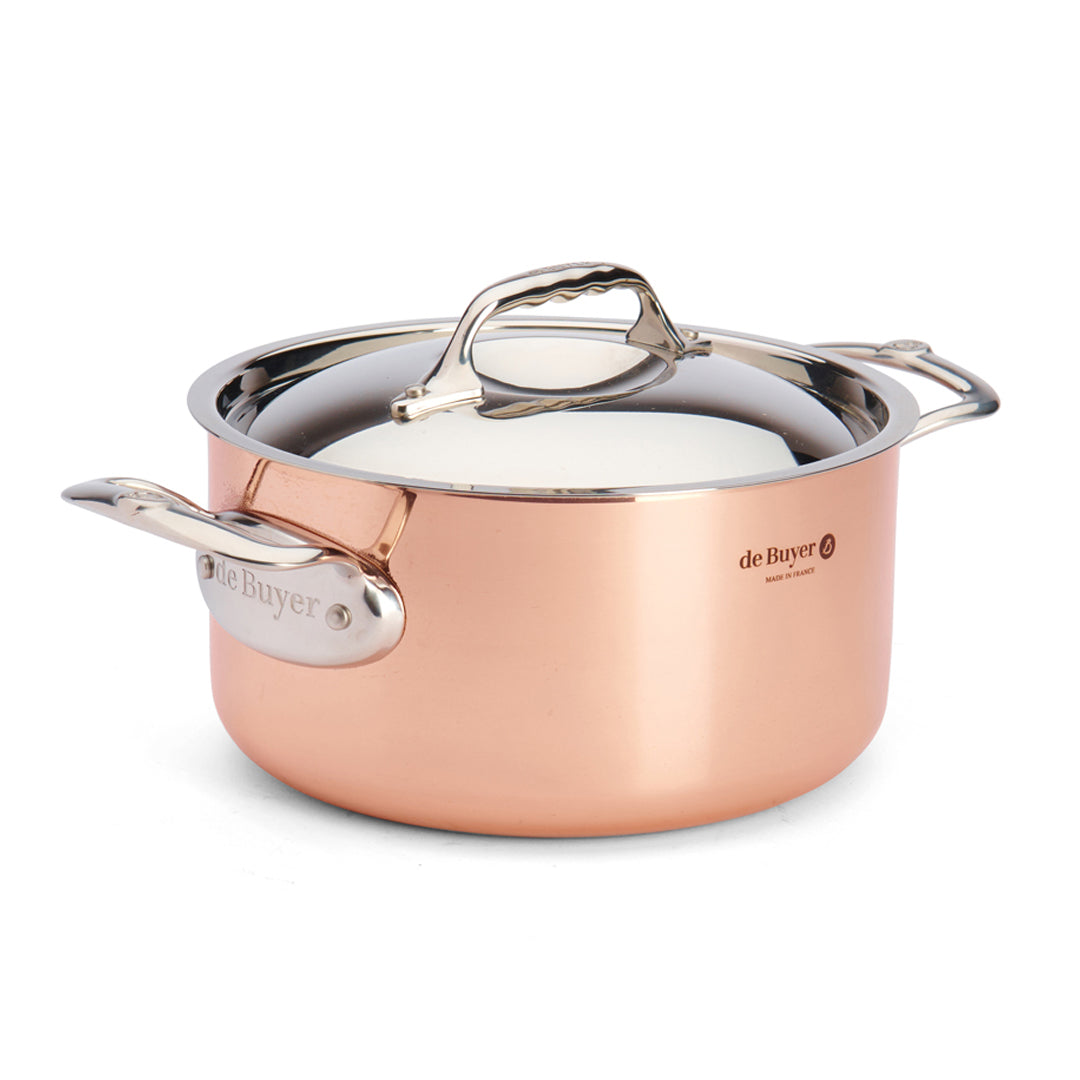 de Buyer KOCHTOPF MIT DECKEL PRIMA MATERA Ø 24CM
