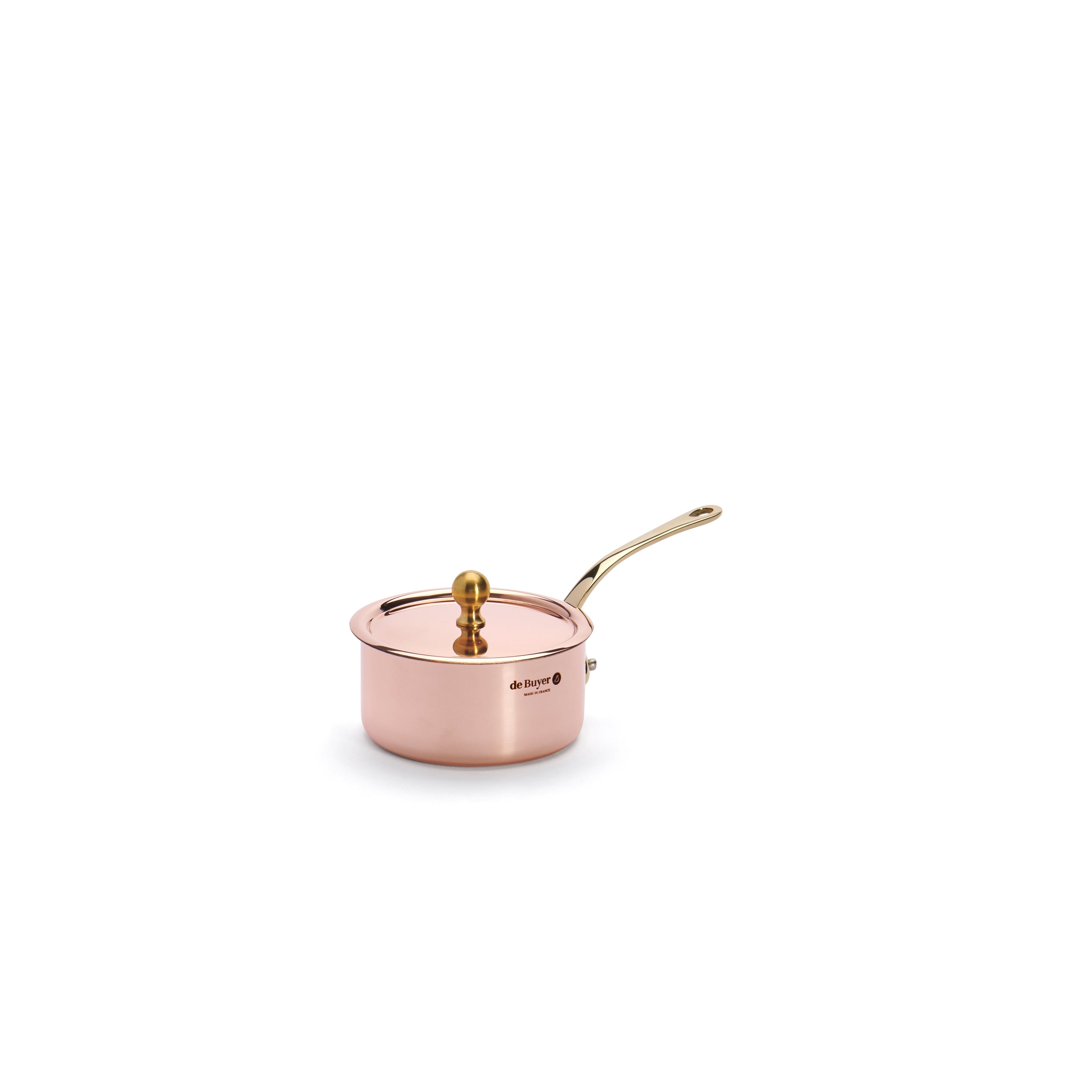 de Buyer MINI-STIELKASSEROLLE MIT DECKEL Ø 9CM INOCUIVRE