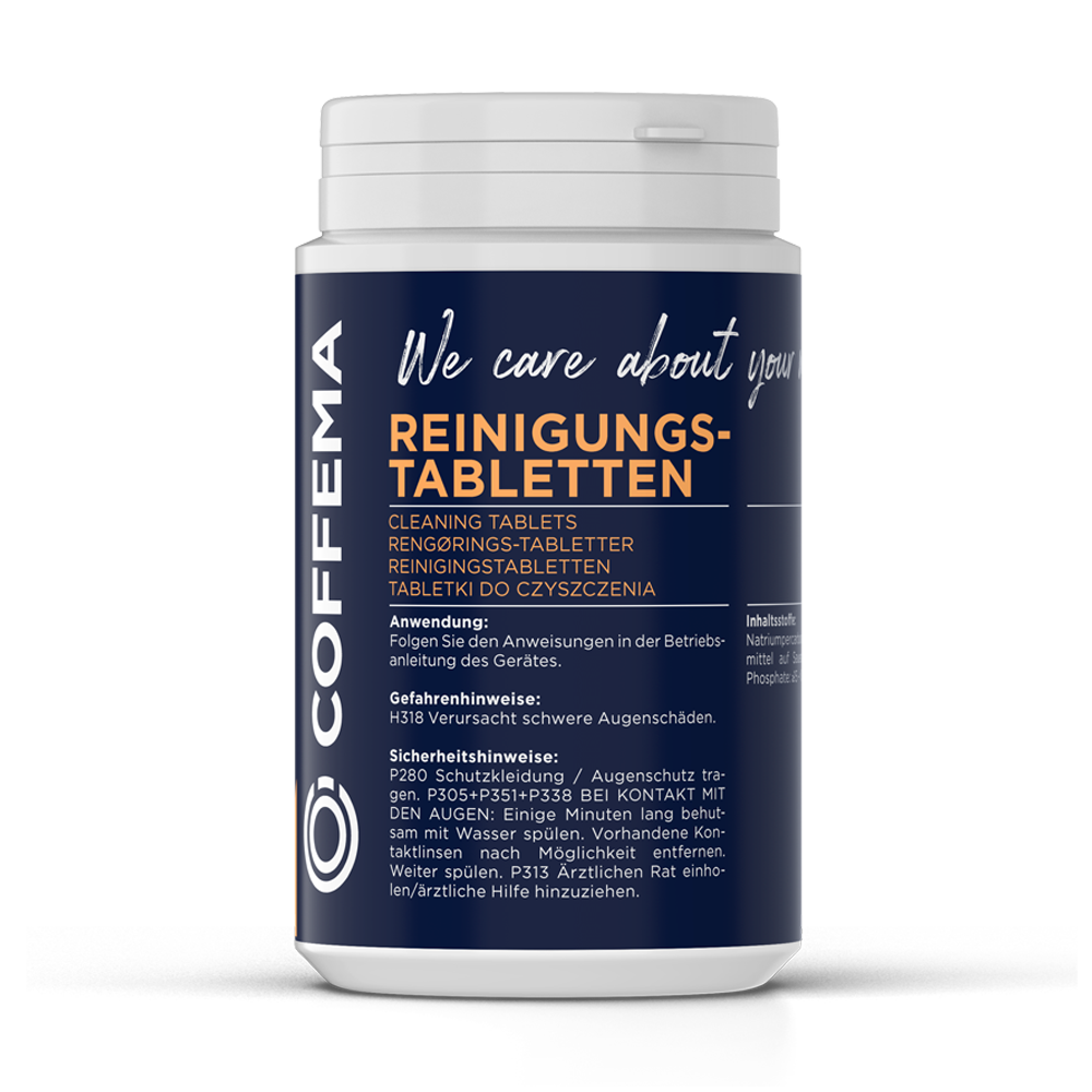 Coffema 100 o. 400 Reinigungstabletten je 2 Gramm
