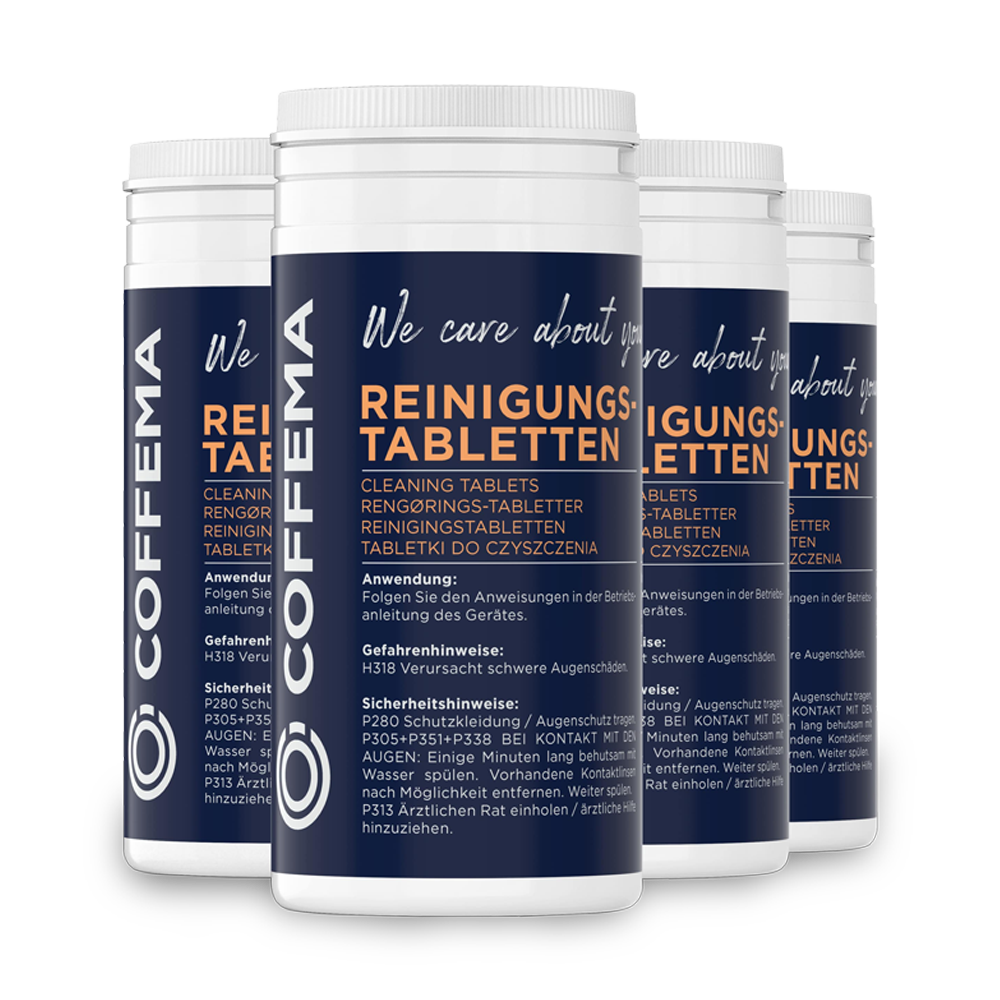 Coffema 100 o. 400 Reinigungstabletten je 2 Gramm