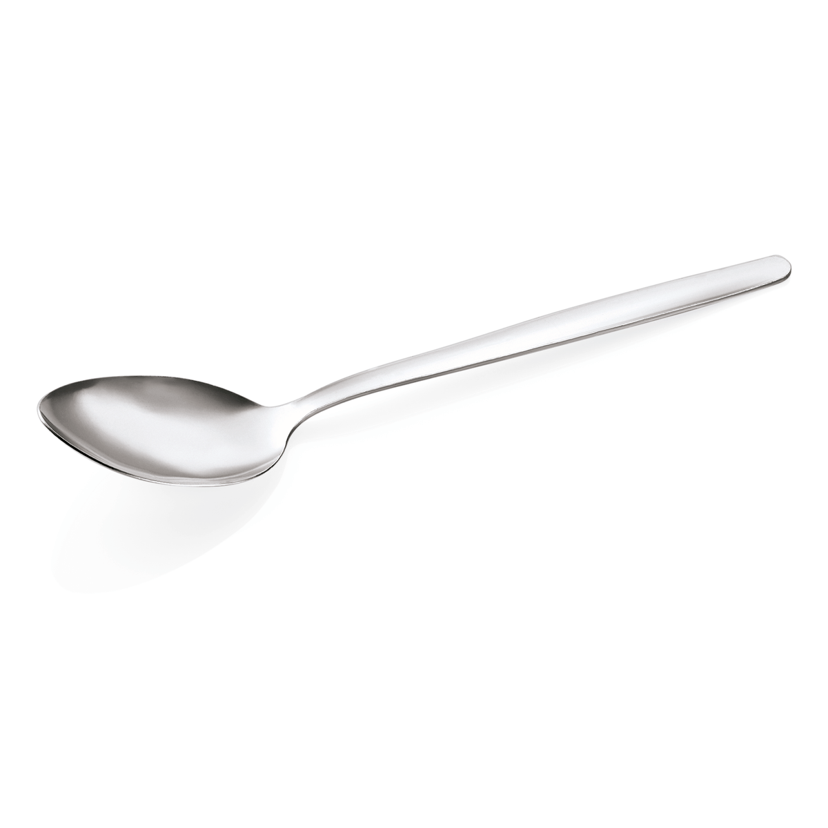WAS Germany 12x Menülöffel, Chromstahl 18/0, Silber, Serie: NP 80 ECO, Länge: 19cm (502001)