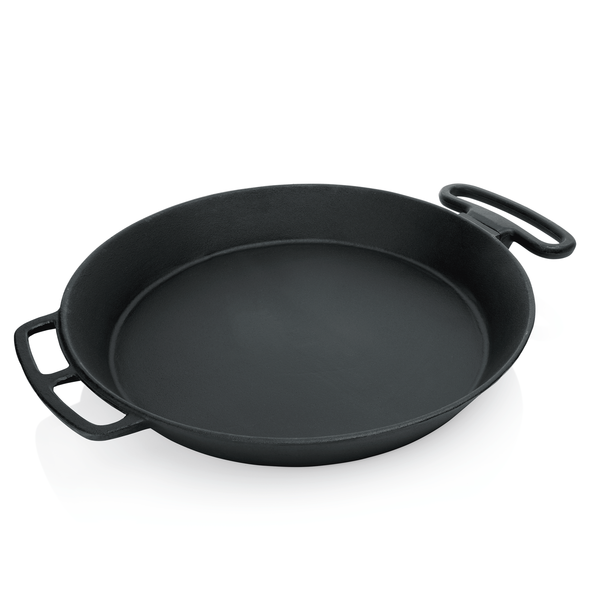 WAS Germany Riesenpfanne (Mit abnehmbaren Rundgriff), Gusseisen, Serie: EISENGUSS RIESENPFANNE, Schwarz, Durchmesser: 65cm, Höhe: 9cm (5055650)