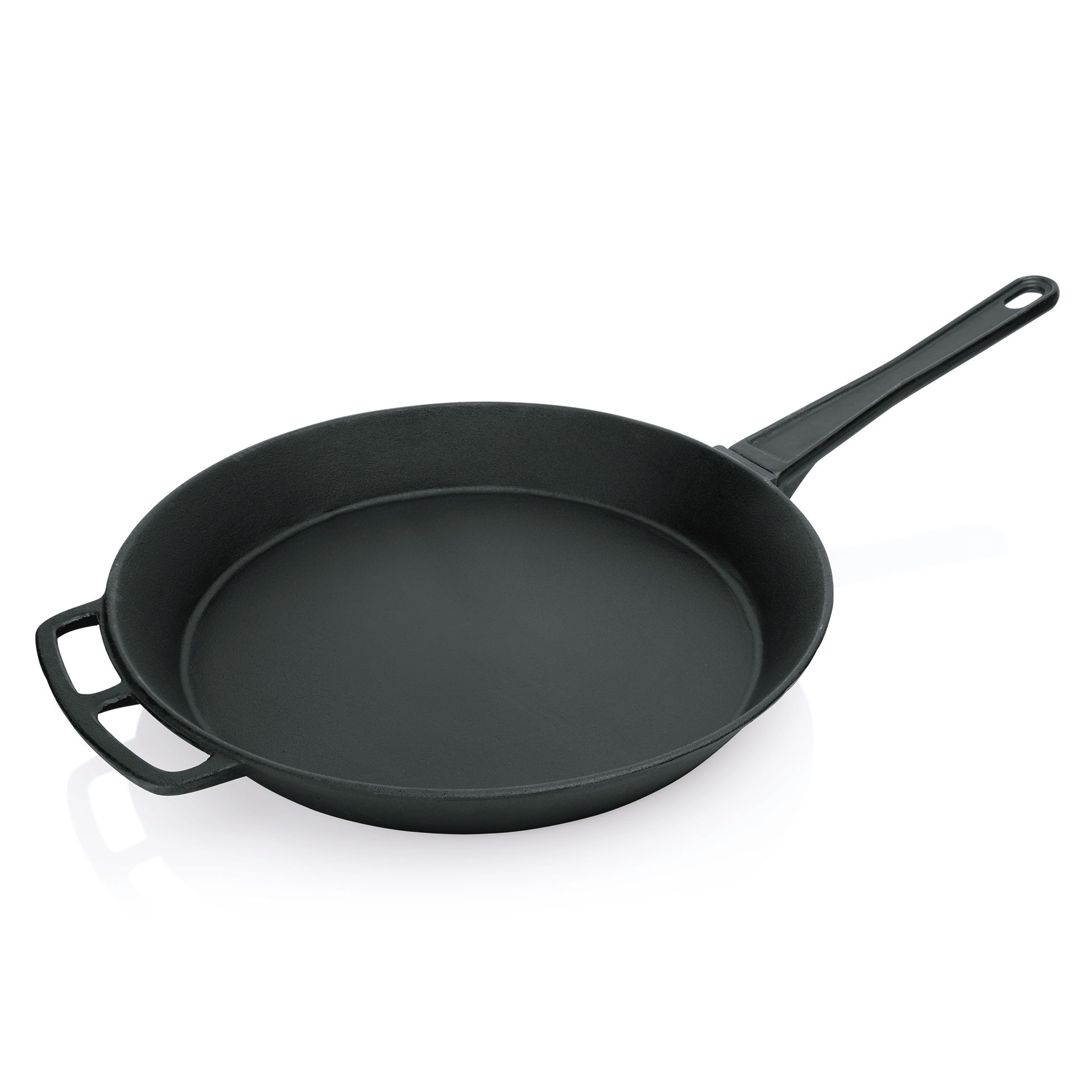 WAS Germany Riesenpfanne (Mit abnehmbaren Stielgriff), Gusseisen, Serie: EISENGUSS RIESENPFANNE, Schwarz, Durchmesser: 65cm, Höhe: 9cm (5055651)