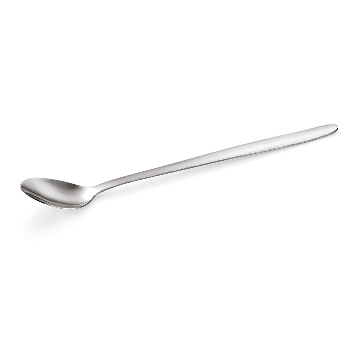 WAS Germany 12x Limonadenlöffel, Chromstahl 18/0, Silber, Serie: NP 80, Länge: 21cm (508000)