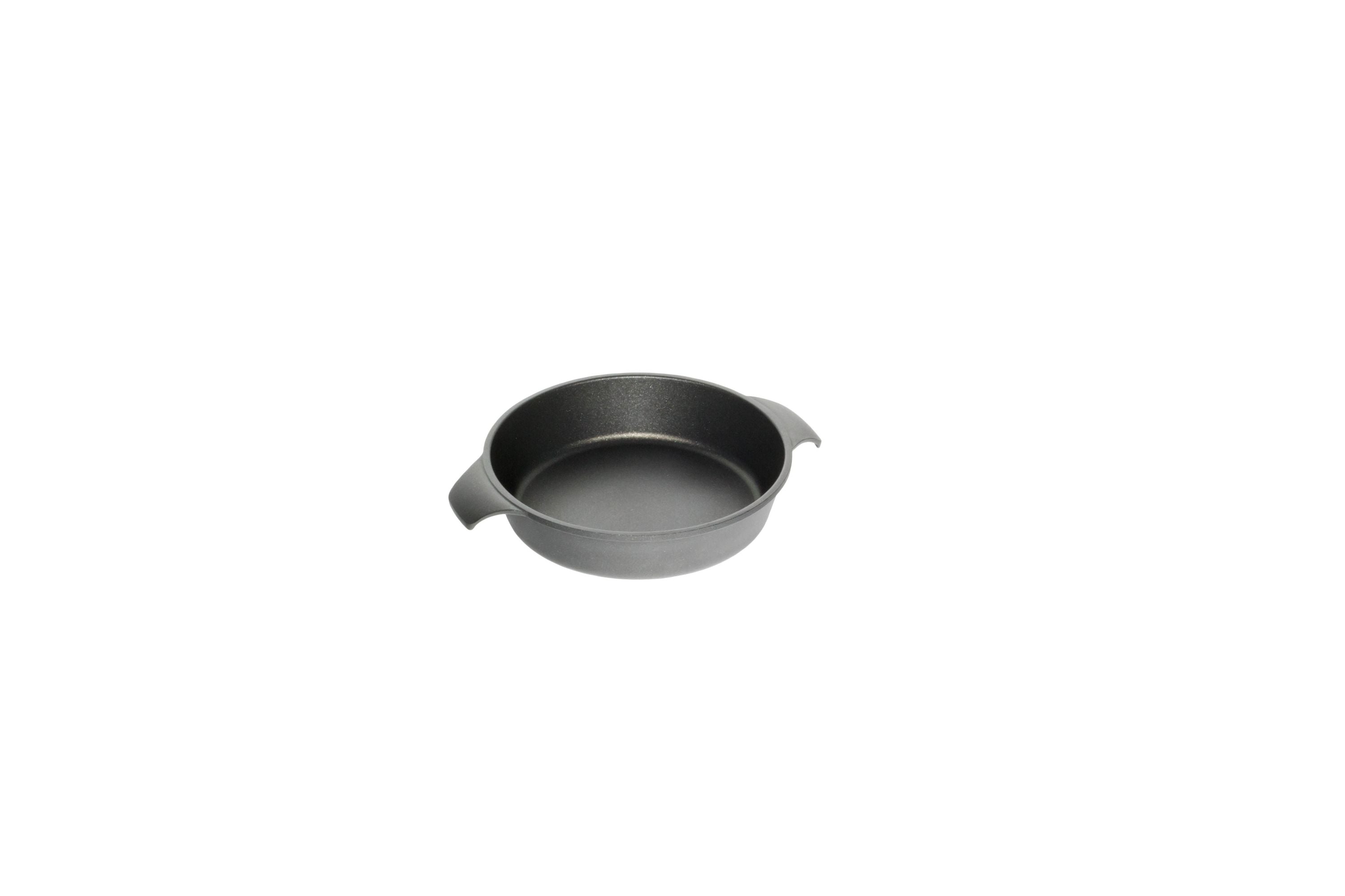AMT Servierpfanne, Aluminiumguss, Schwarz, Durchmesser: 18-22cm