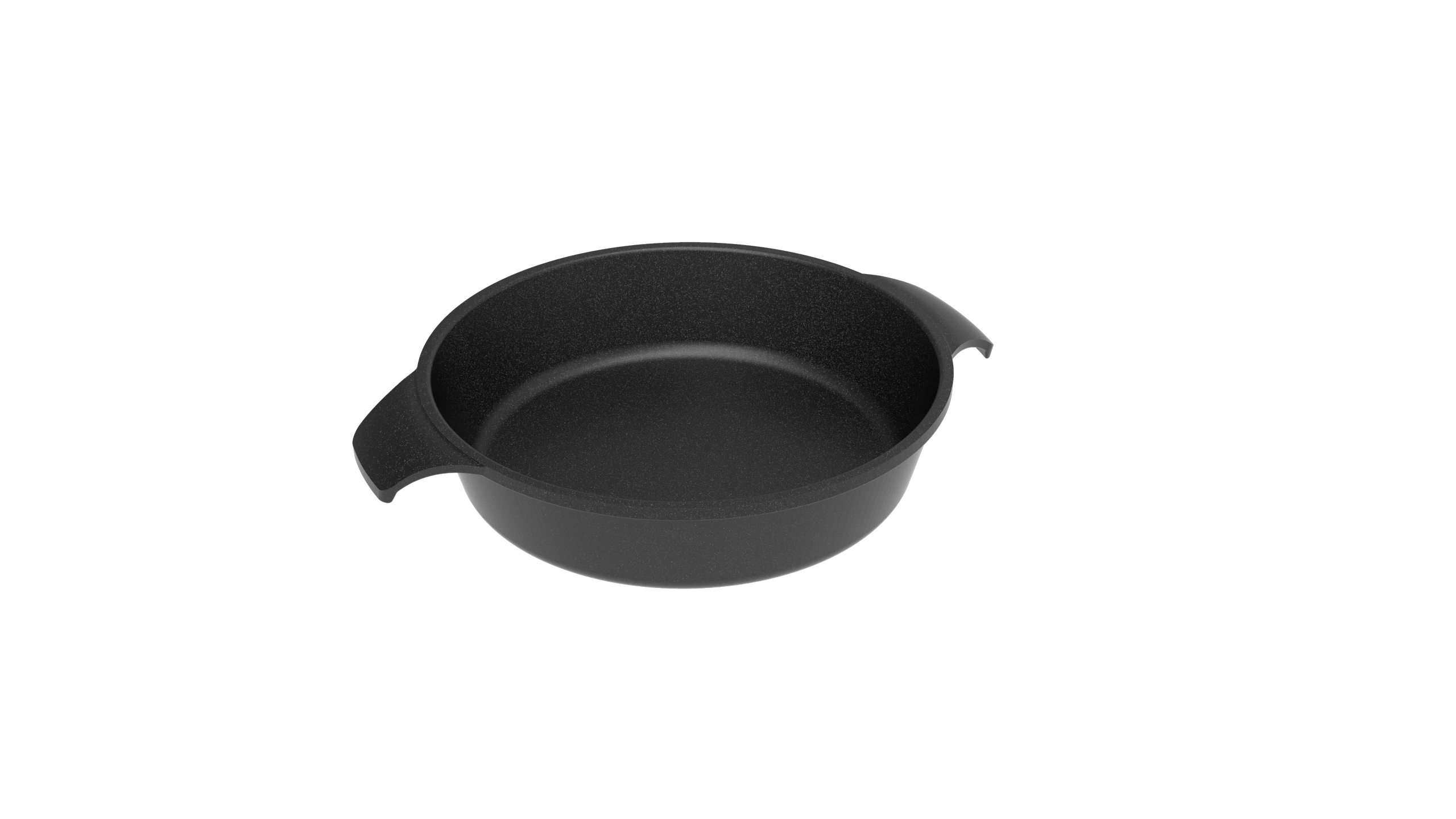AMT Servierpfanne, Aluminiumguss, Schwarz, Durchmesser: 18-22cm
