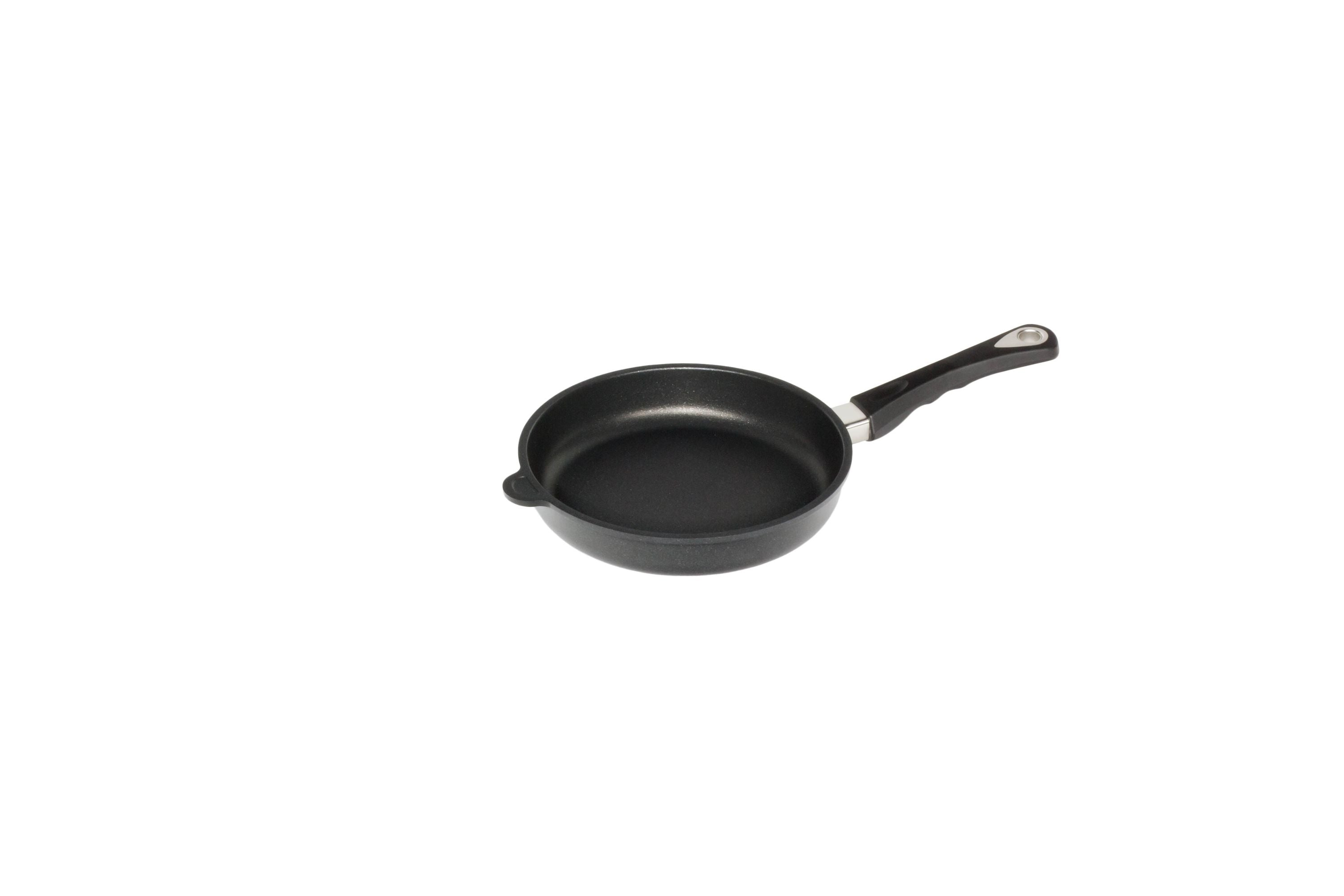 AMT Bratpfanne (Schwenkpfanne), Aluminiumguss, Schwarz, Durchmesser: 20-32cm, Höhe: 5cm