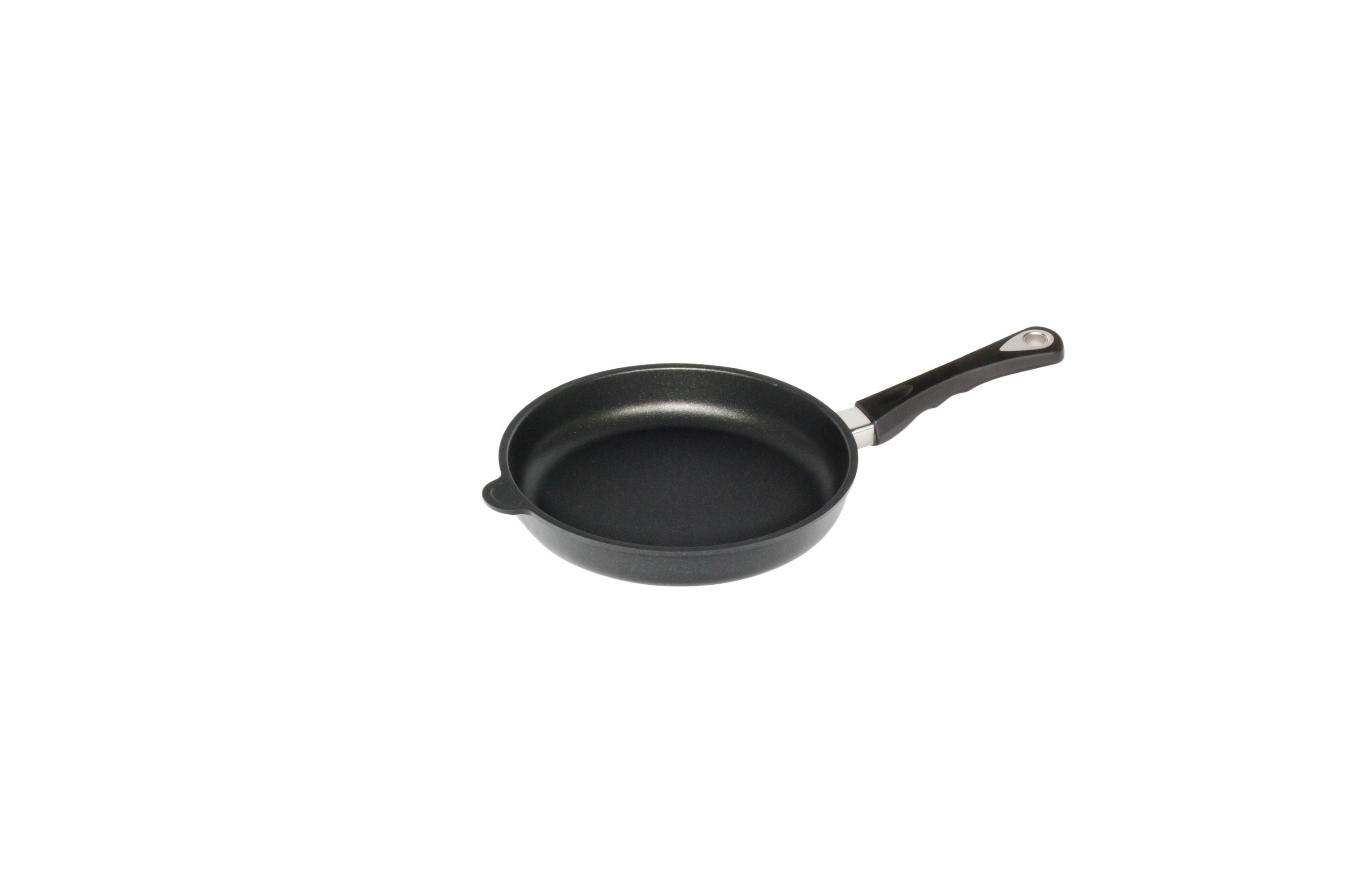 AMT Bratpfanne (Schwenkpfanne), Aluminiumguss, Schwarz, Durchmesser: 20-32cm, Höhe: 5cm