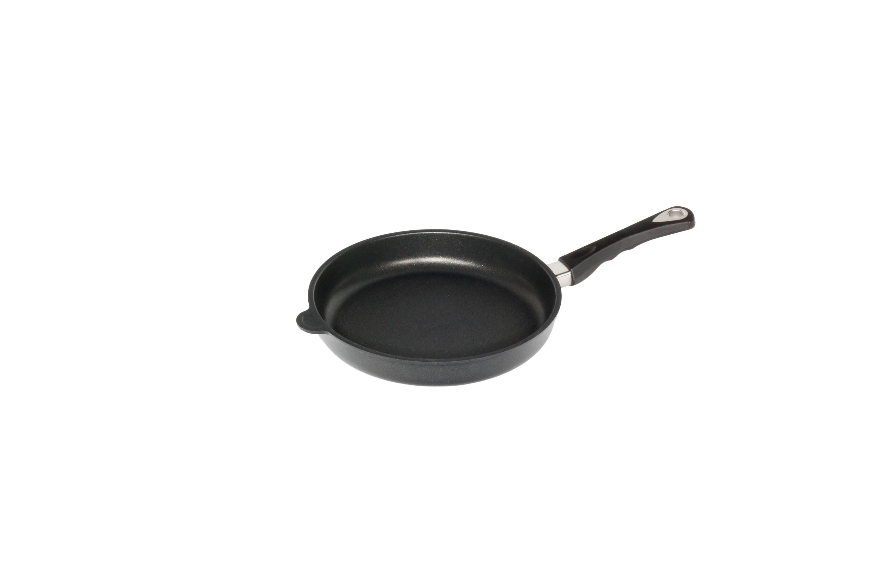 AMT Bratpfanne (Schwenkpfanne), Aluminiumguss, Schwarz, Durchmesser: 20-32cm, Höhe: 5cm