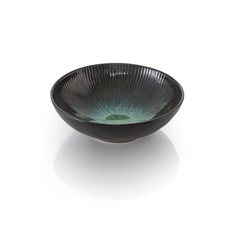 WMF 4x Dip Schale, rund, Serie: STYLE LIGHTS, DEEP OCEAN grün, Durchmesser: 19cm