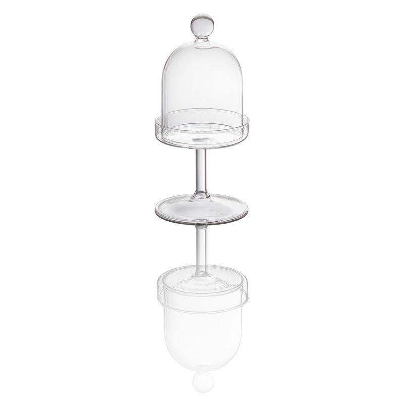WMF Cloche Glas auf Fuß, Glas, Serie: STYLE LIGHTS, Durchmesser: 10cm, Höhe: 17cm