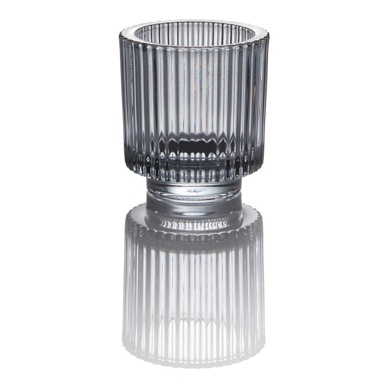 WMF 6x Windlicht, Serie: STYLE LIGHTS, Rauch, Durchmesser: 7,5cm, Höhe: 8,5cm