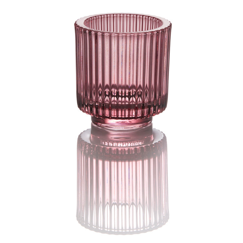 WMF 6x Windlicht, Serie: STYLE LIGHTS, Rose, Durchmesser: 7,5cm, Höhe: 8,5cm