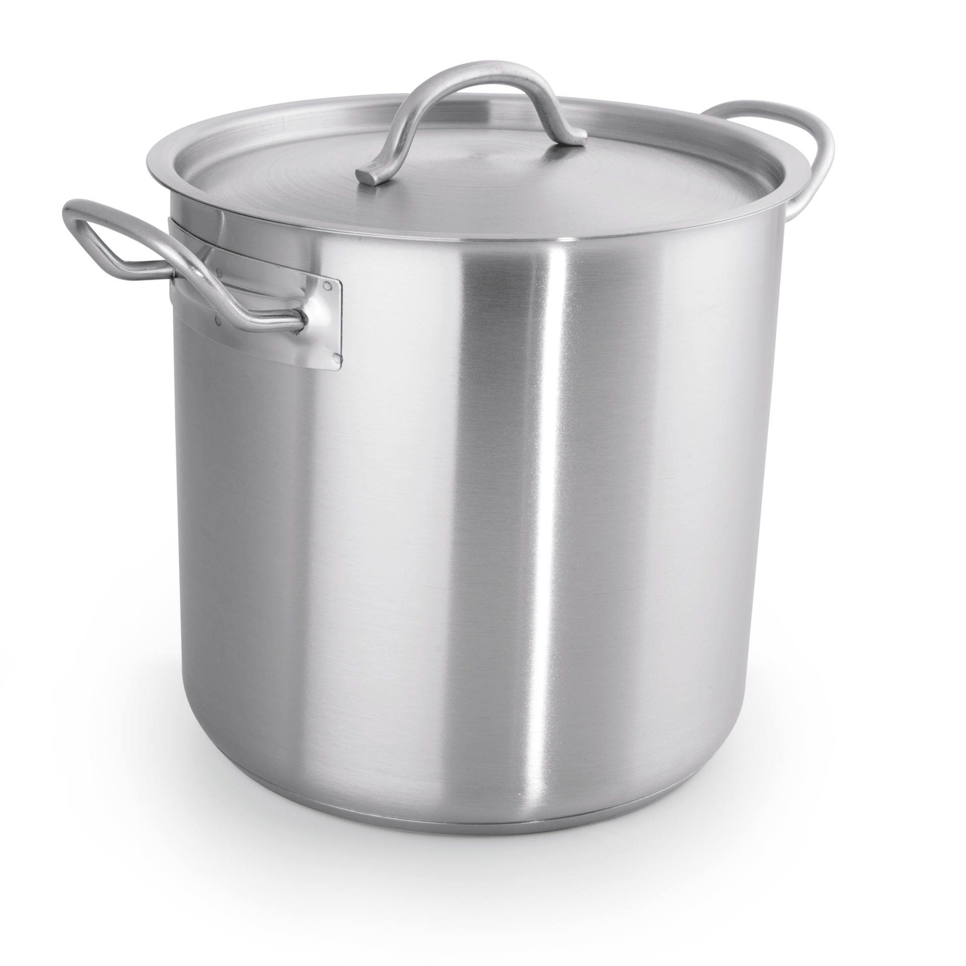 WAS Germany Suppentopf (Mit Deckel), Chromnickelstahl, Serie: COOKWARE 53, Inhalt: 9L, Durchmesser: 24cm, Höhe: 20cm (5302240)