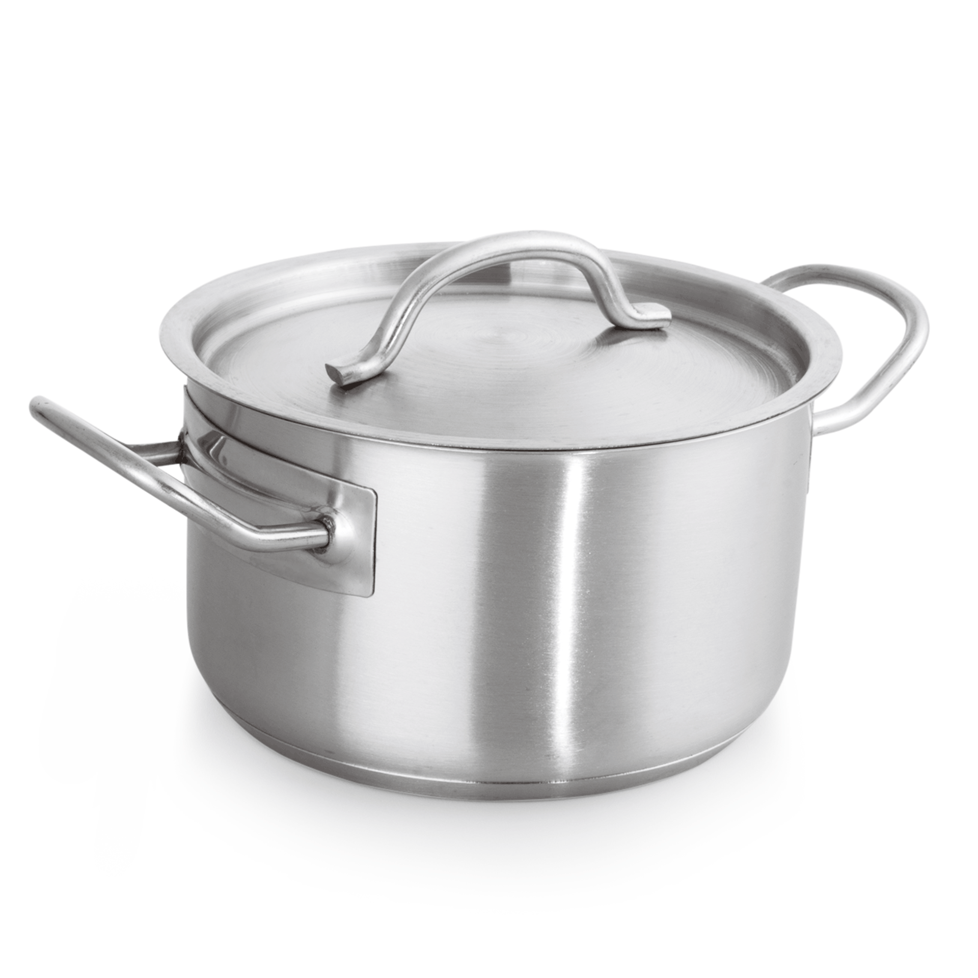 WAS Germany 1x Bratentopf mit Deckel COOKWARE 53, Ø 16 cm, Chromnickelstahl (5315160)