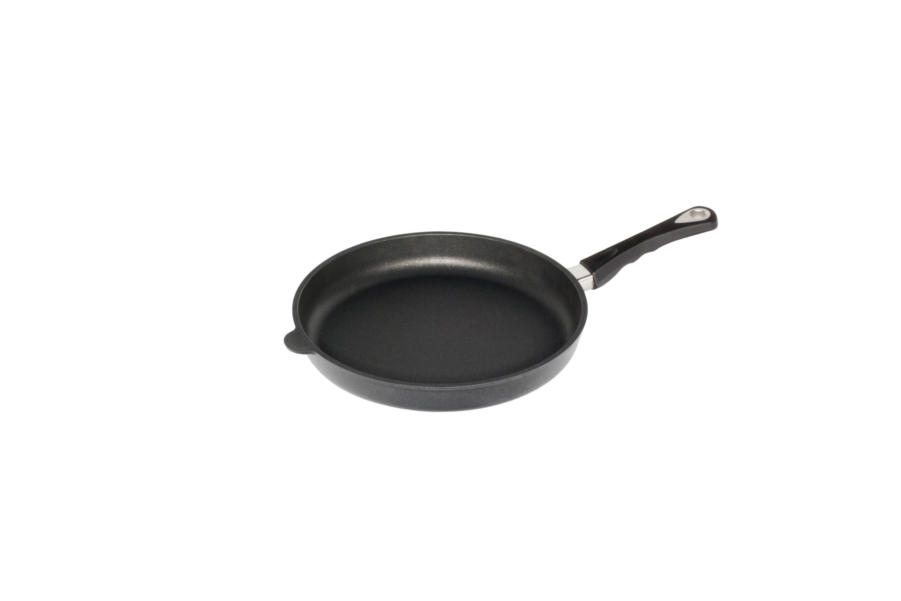 AMT Bratpfanne (Schwenkpfanne), Aluminiumguss, Schwarz, Durchmesser: 20-32cm, Höhe: 5cm