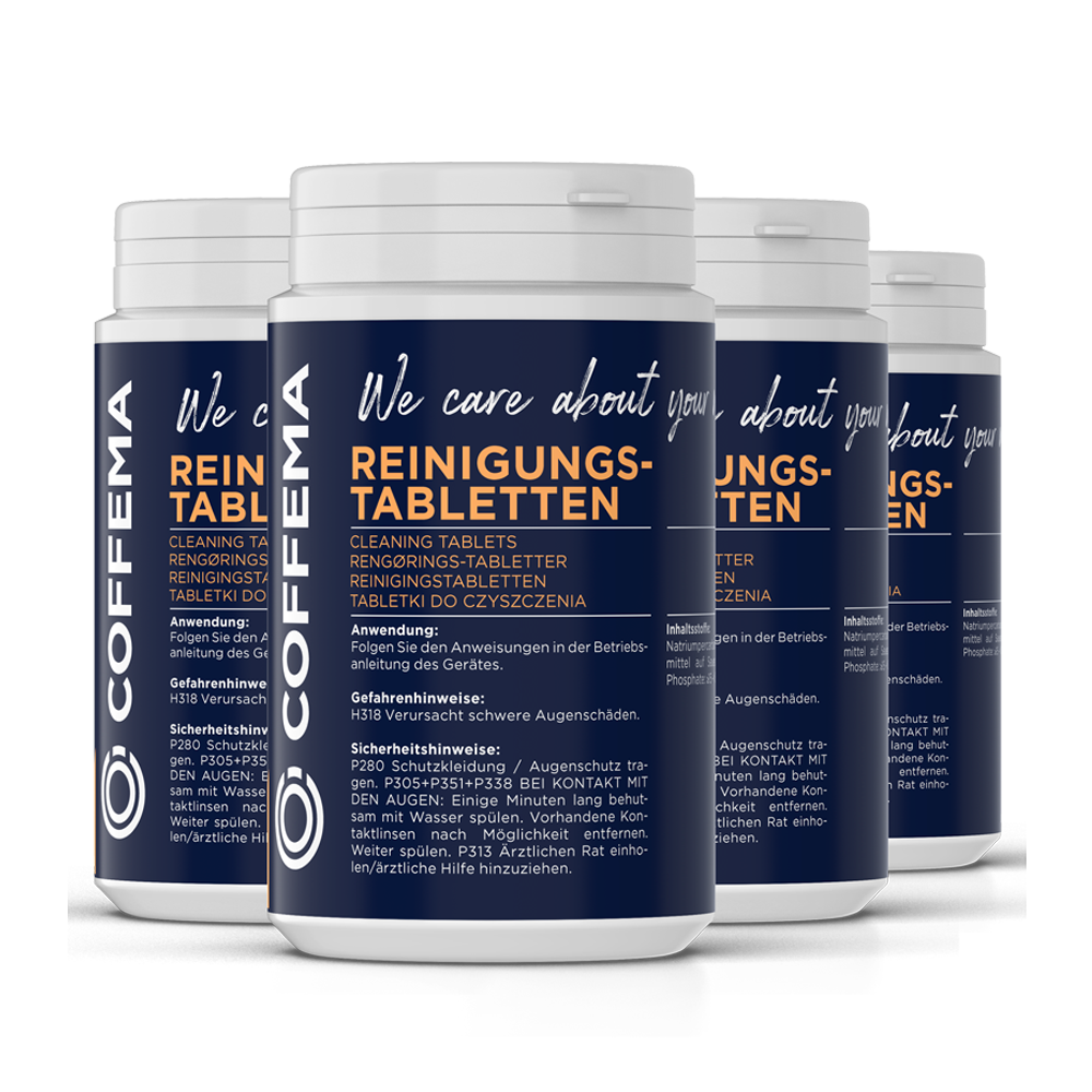 Coffema 100 o. 400 Reinigungstabletten je 2 Gramm