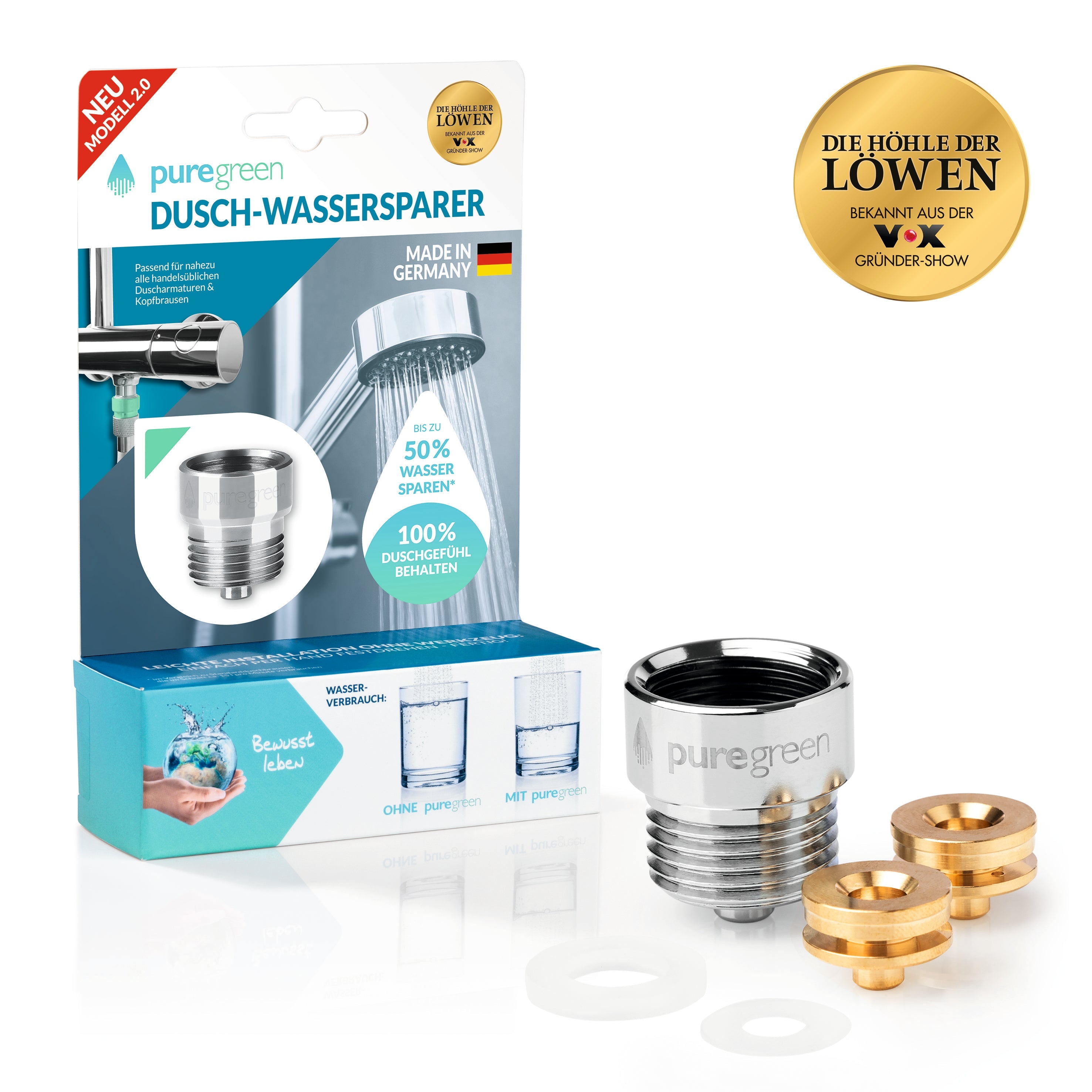 puregreen Dusch Wassersparer 2.0