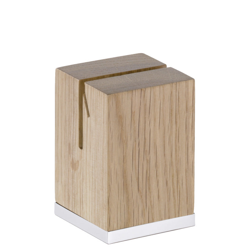 WMF Kartenhalter, Eiche (Hell), Serie: PURE EXCLUSIV, 4,5x4,5x6,5cm