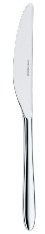 Hepp 12x Menümesser (Monoblock), Chromstahl, Serie: ECCO, Länge: 236mm