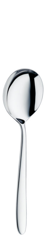 Hepp 12x Suppenlöffel, Edelstahl 18/10, Serie: ECCO, Länge: 166mm